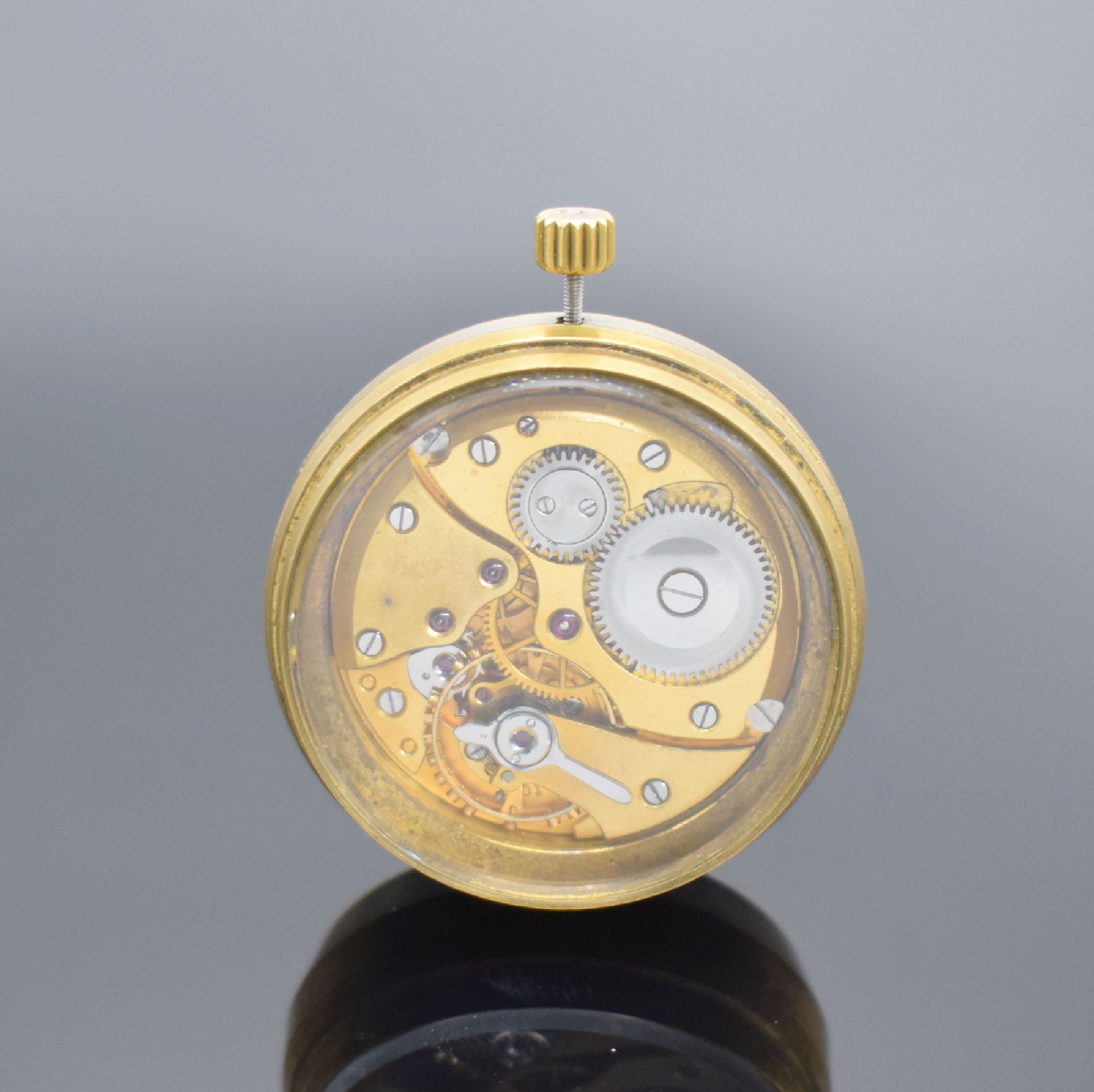PESEUX 260 Wettbewerbs-Chronometer Nr. 101 fürSpiraux Reunis / Nivarox, Schweiz um 1960, Handaufzug, beids. vergl. Messing-Prüfgehäuse, silb. ...