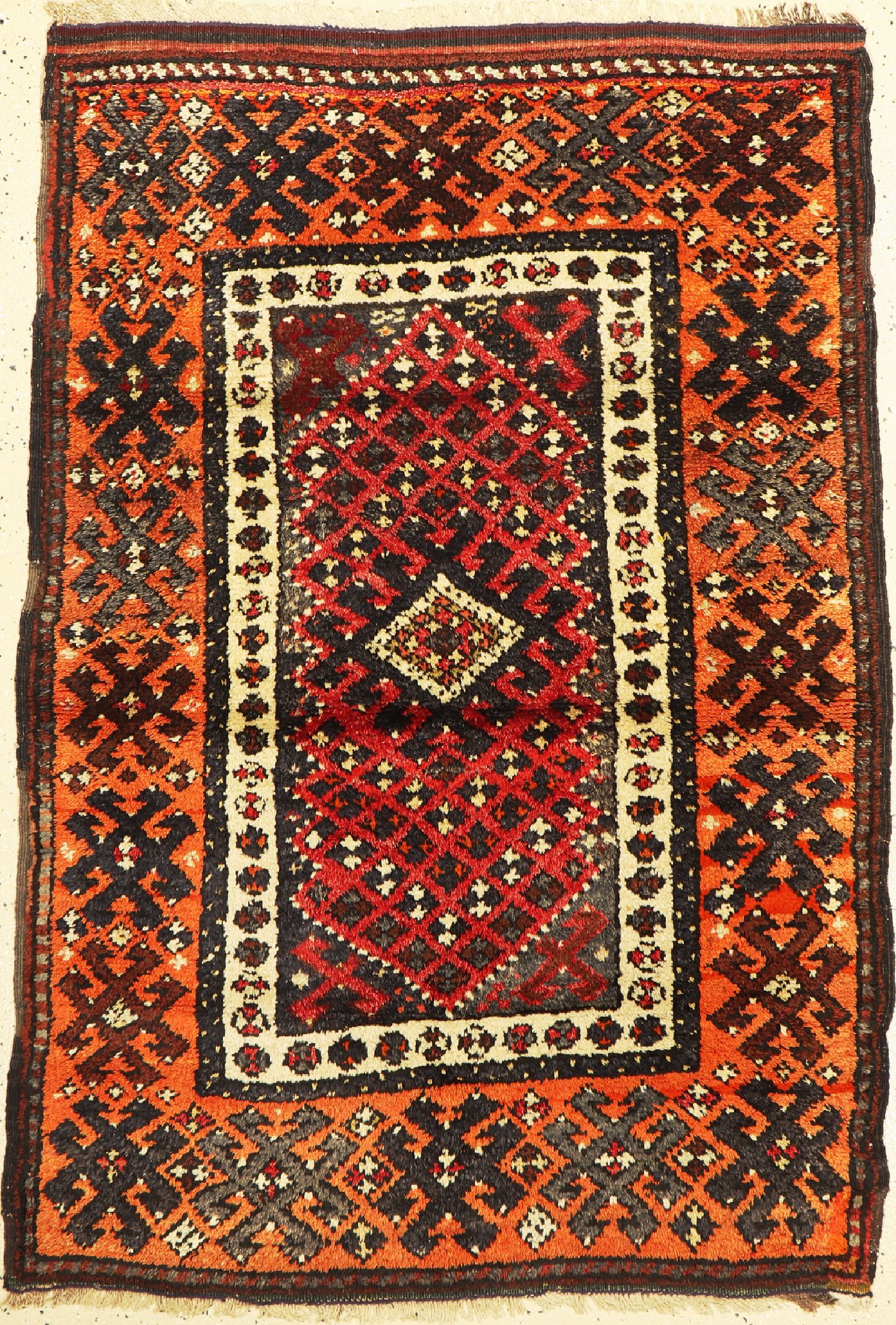 Bergama alt, Türkei, um 1930, Wolle auf Wolle, ca. 155 x 108 cm, EHZ: 2