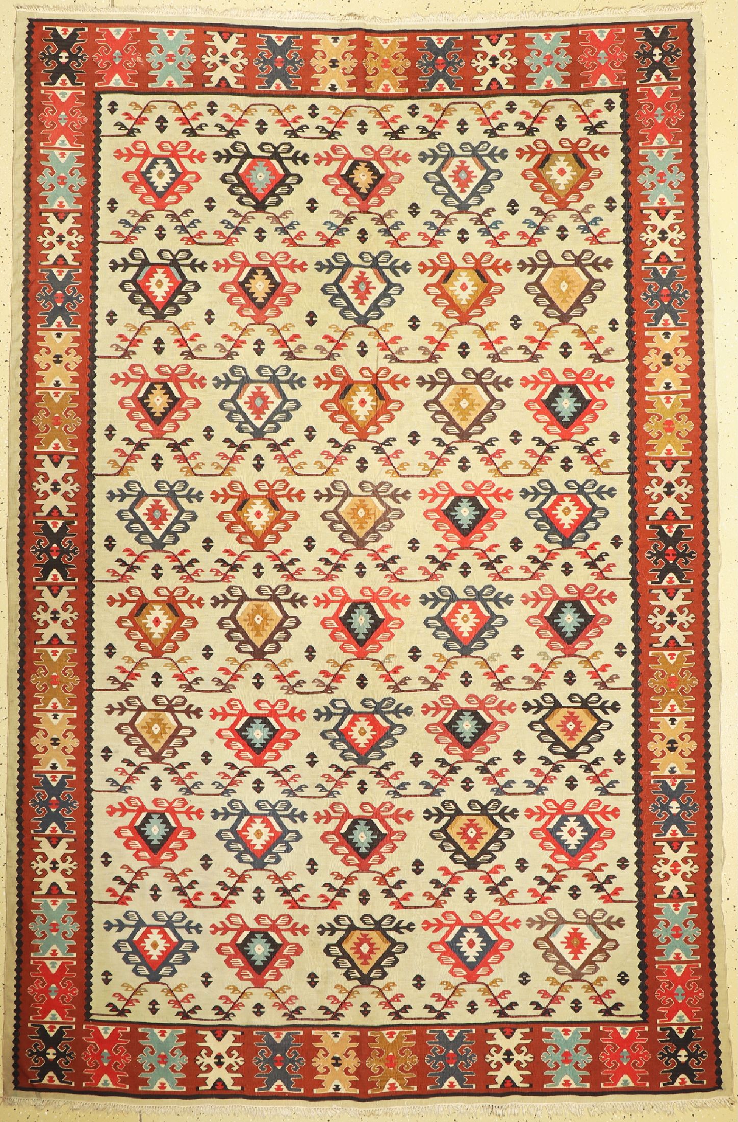 Sarkoy Kelim, Türkei, um 1940/1950, Wolle auf Wolle, ca. 300 x 194 cm, EHZ: 2