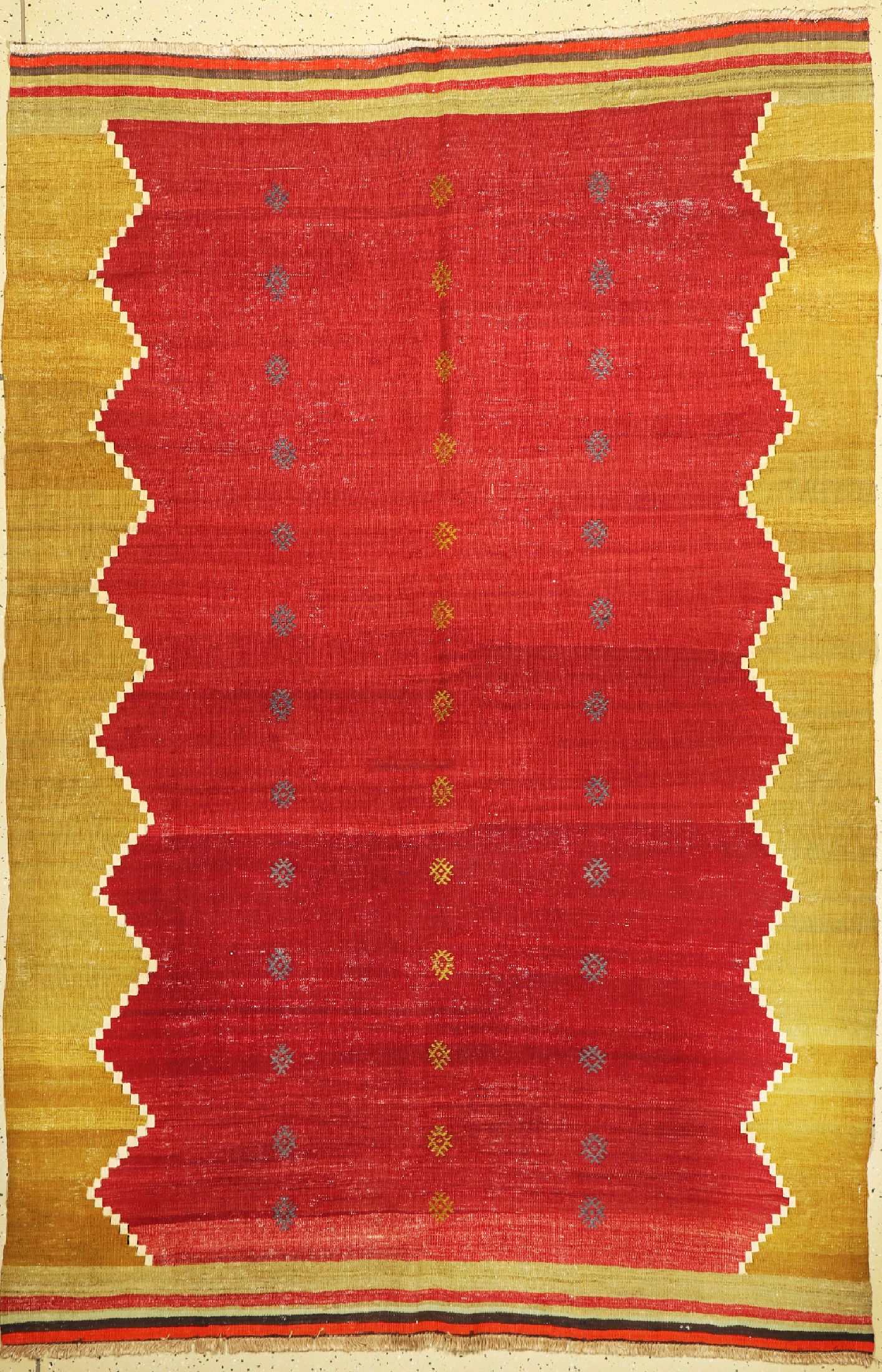 Ghaschgai Kelim, Persien, um 1930, Wolle auf Wolle, ca. 243 x 166 cm, EHZ: 2