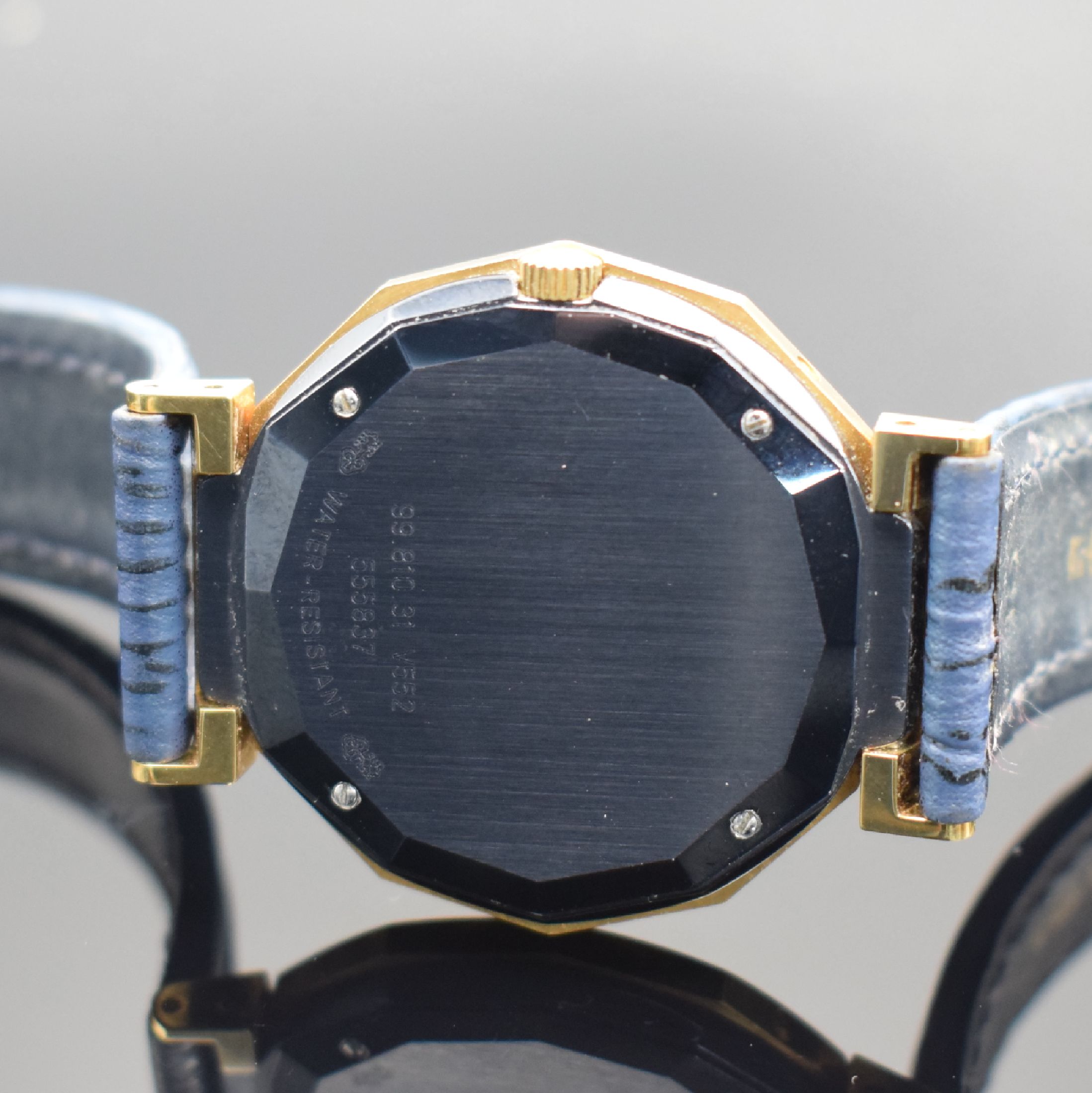 Detail d: CORUM Herrenarmbanduhr Admiral´s Cup Referenz 99.810.31 V552, Schweiz um 2000, gebl. Edelstahl/Gold komb. Geh. inkl. orig. Lederband m. orig. ...