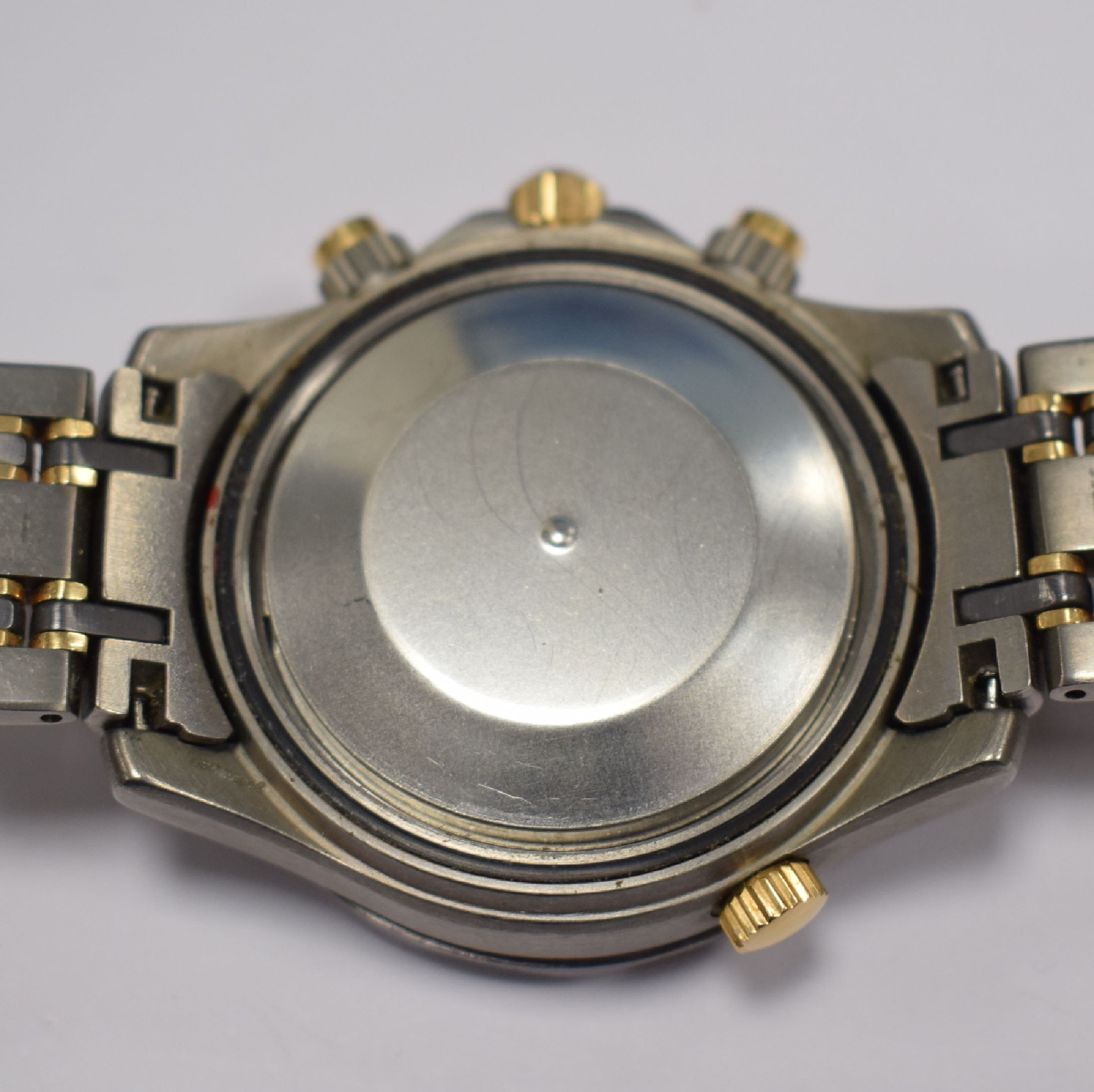 Detail h: OMEGA Seamaster Professional Chronometer Herrenchronograph in Titan & Gold Referenz 178 0504 / 378 0504, Schweiz um 1995, Automatik, verschr. Geh., ...