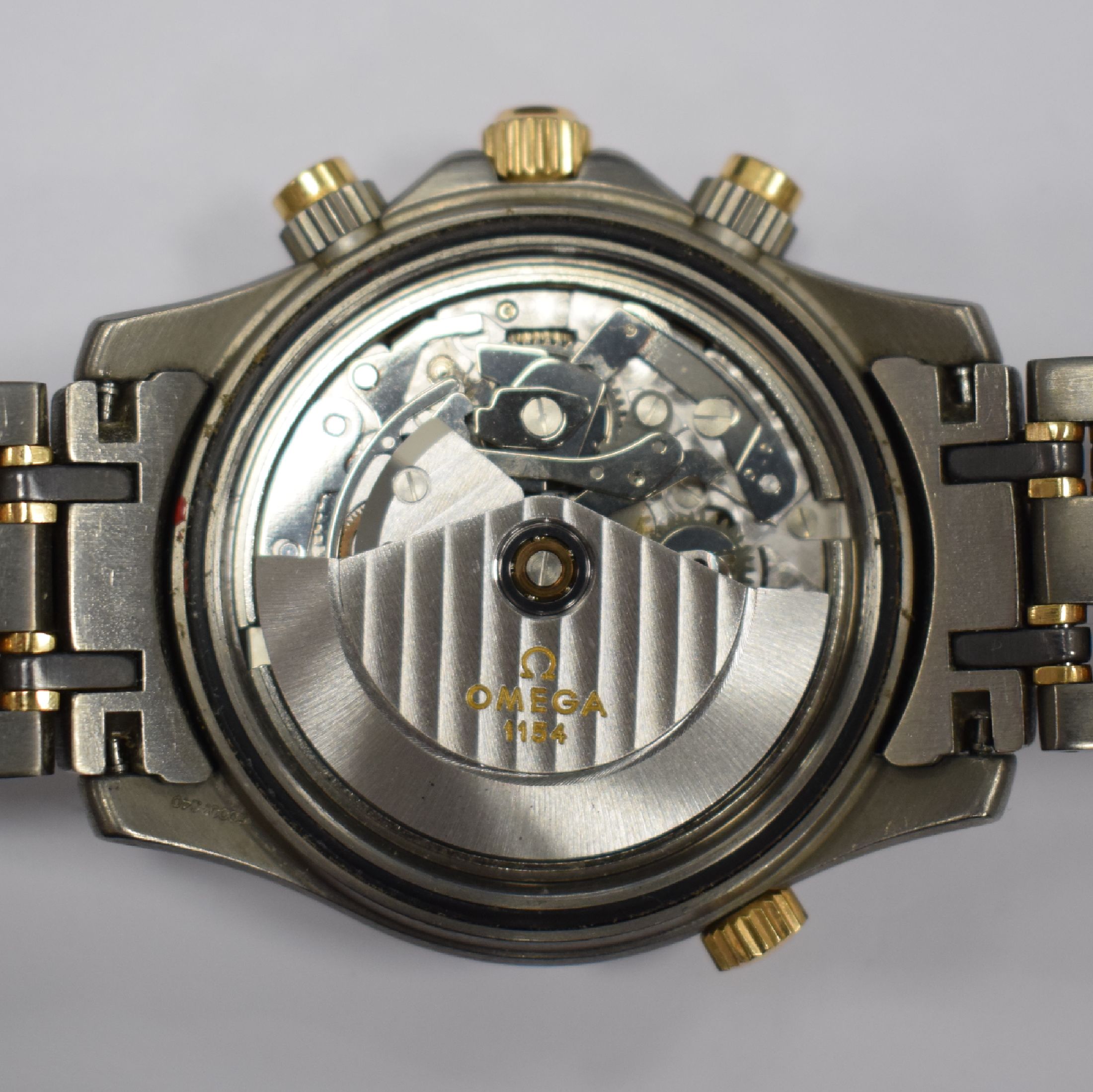 Detail i: OMEGA Seamaster Professional Chronometer Herrenchronograph in Titan & Gold Referenz 178 0504 / 378 0504, Schweiz um 1995, Automatik, verschr. Geh., ...