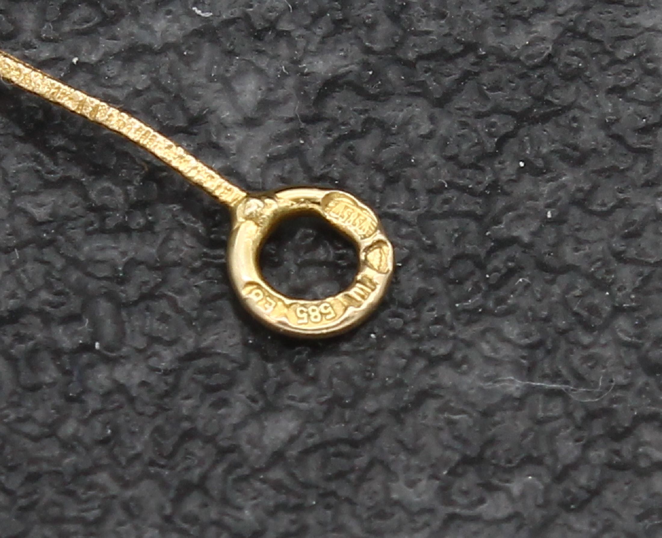 Detail a: 14 kt Gold LAPPONIA Armband, 1982, GG 585/000, längliche Glieder, Oberfläche strukturiert, L. ca. 19 cm, sign.