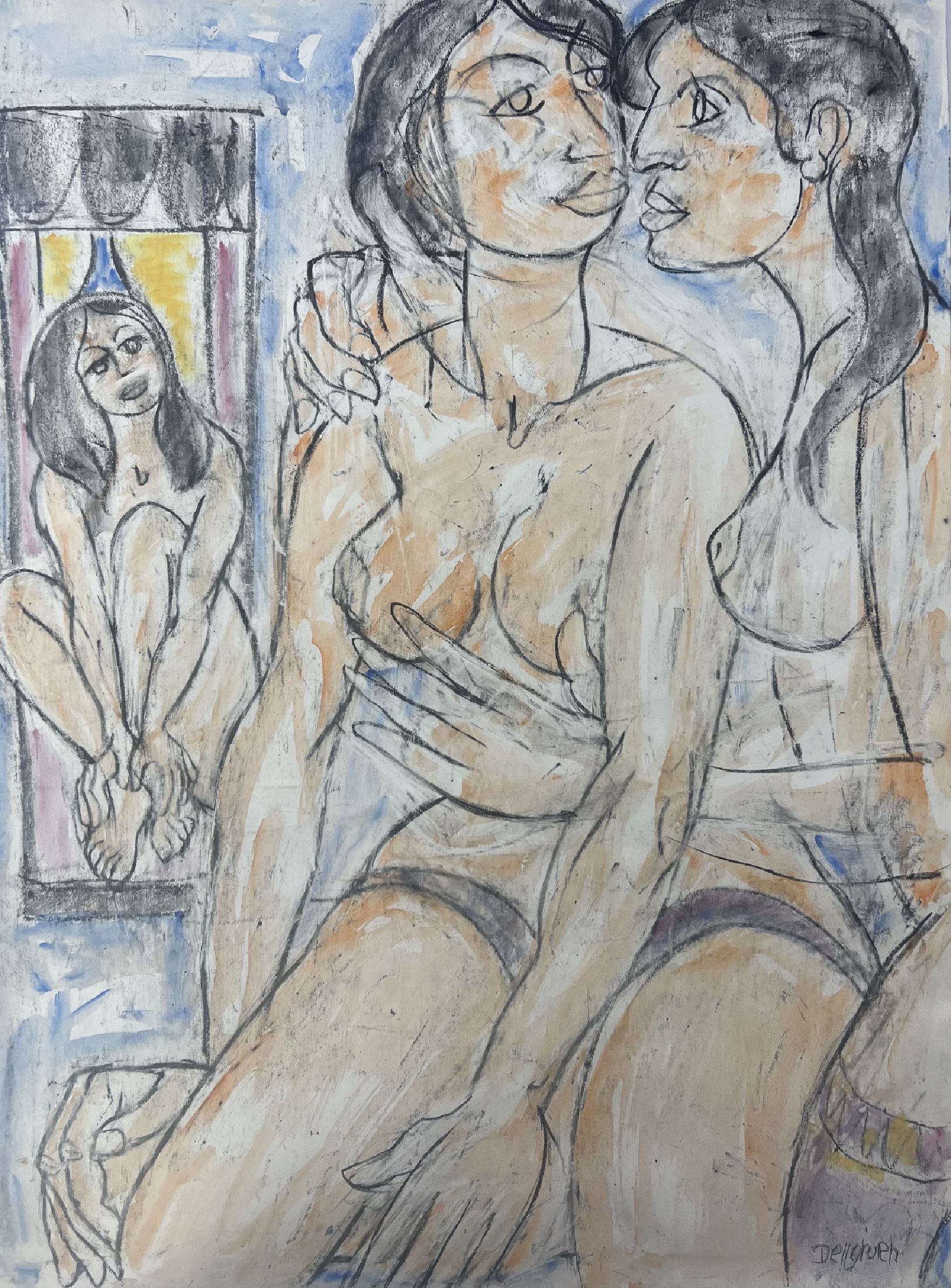 Franziskus Dellgruen, 1901 Köln-1984 Berlin,studierte zunächst in Köln, dann an der Akademie Dresden bei Robert Sterl, Meisterschüler von Max ...
