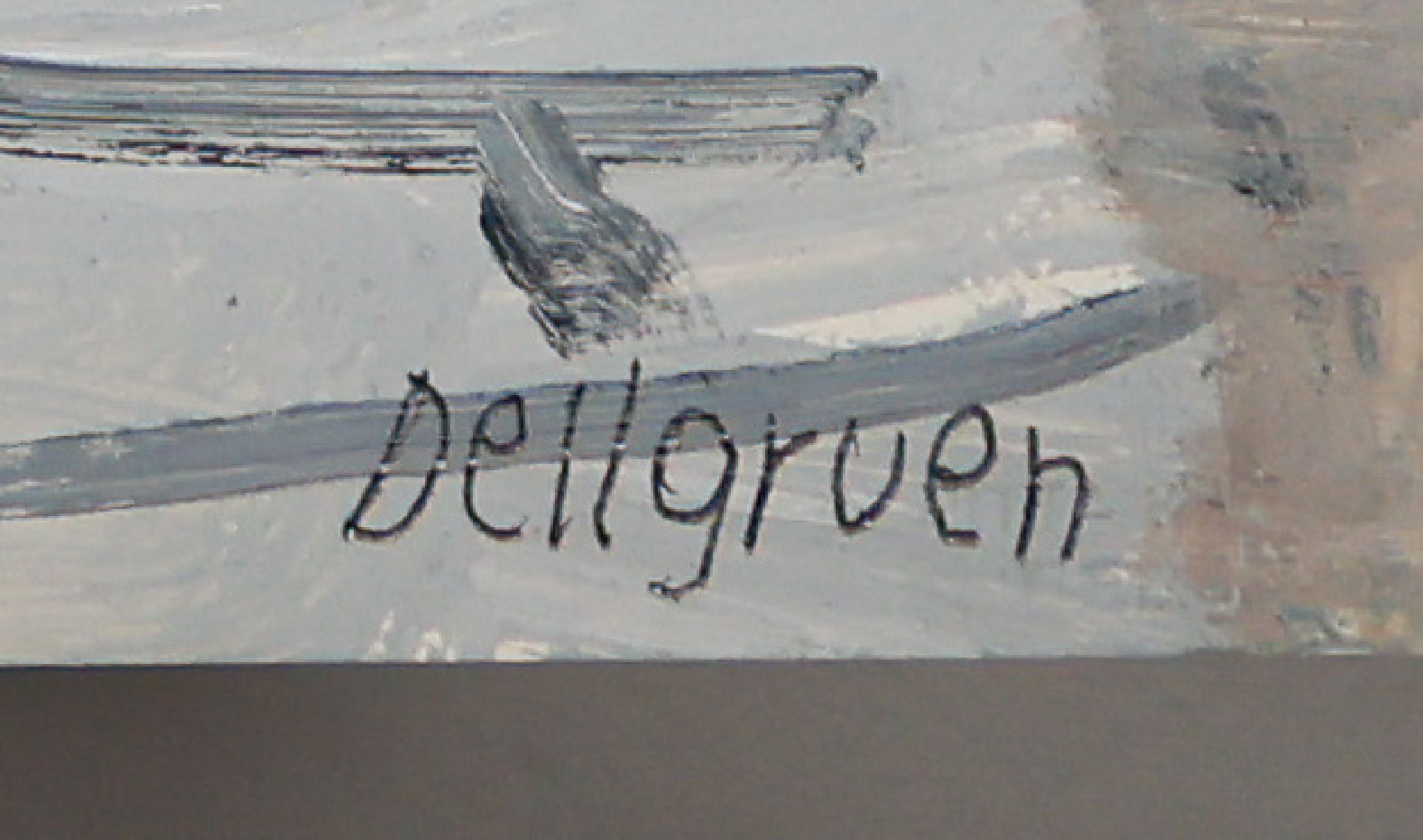 Detail a: Franziskus Dellgruen, 1901 Köln-1984 Berlin,studierte zunächst in Köln, dann an der Akademie Dresden bei Robert Sterl, Meisterschüler von Max ...