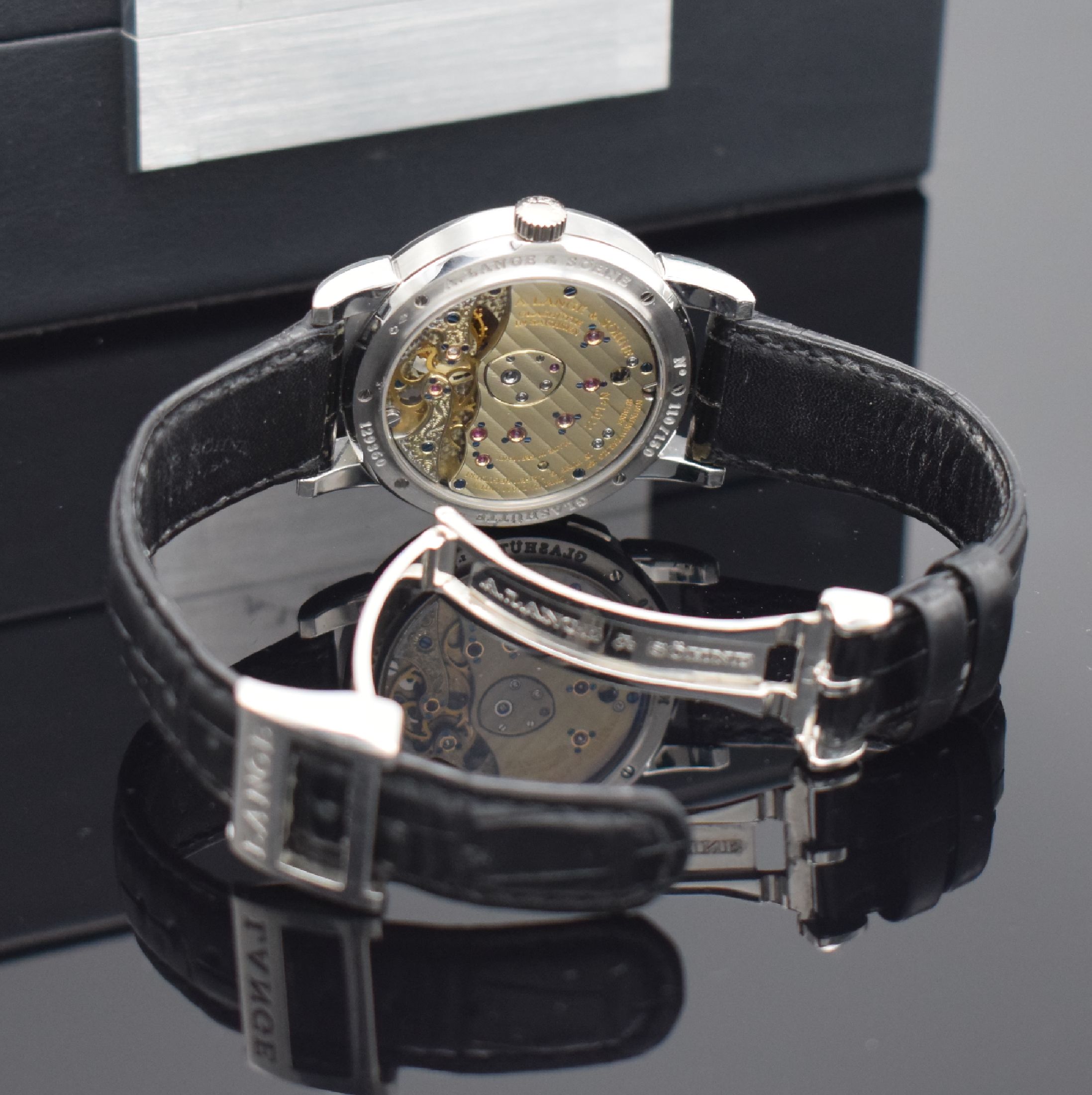 Detail f: A. LANGE & SÖHNE hochfeines & seltenes, auf 150 Stück limitiertes Lange 1-Tourbillon "Jahrhundert Tourbillon" in Platin Referenz 704.025, ...