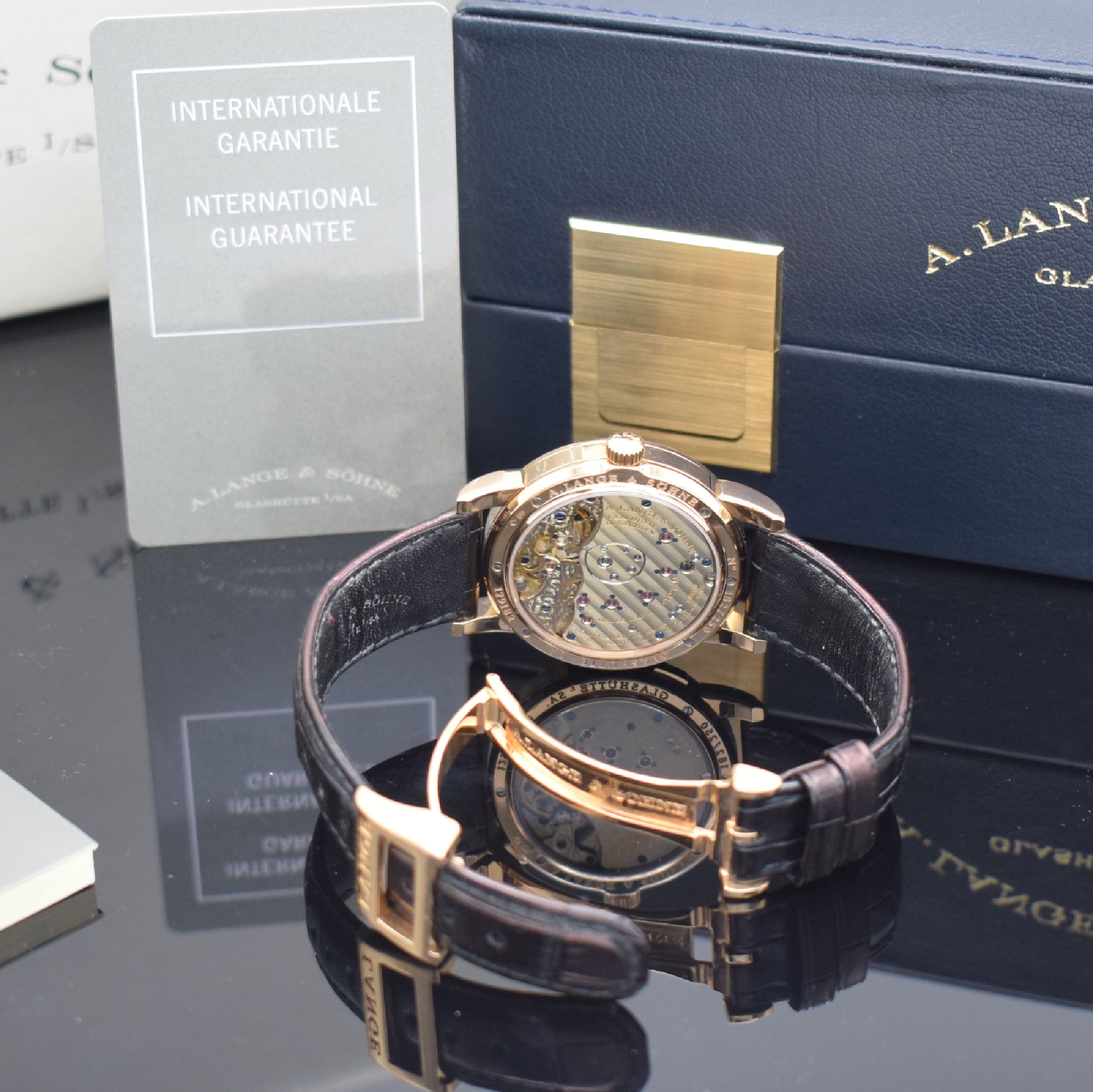Detail k: A. LANGE & SÖHNE hochfeines & seltenes, auf 250 Stück limitiertes Lange 1-Tourbillon "Jahrhundert Tourbillon" in Roségold 750/000 ...