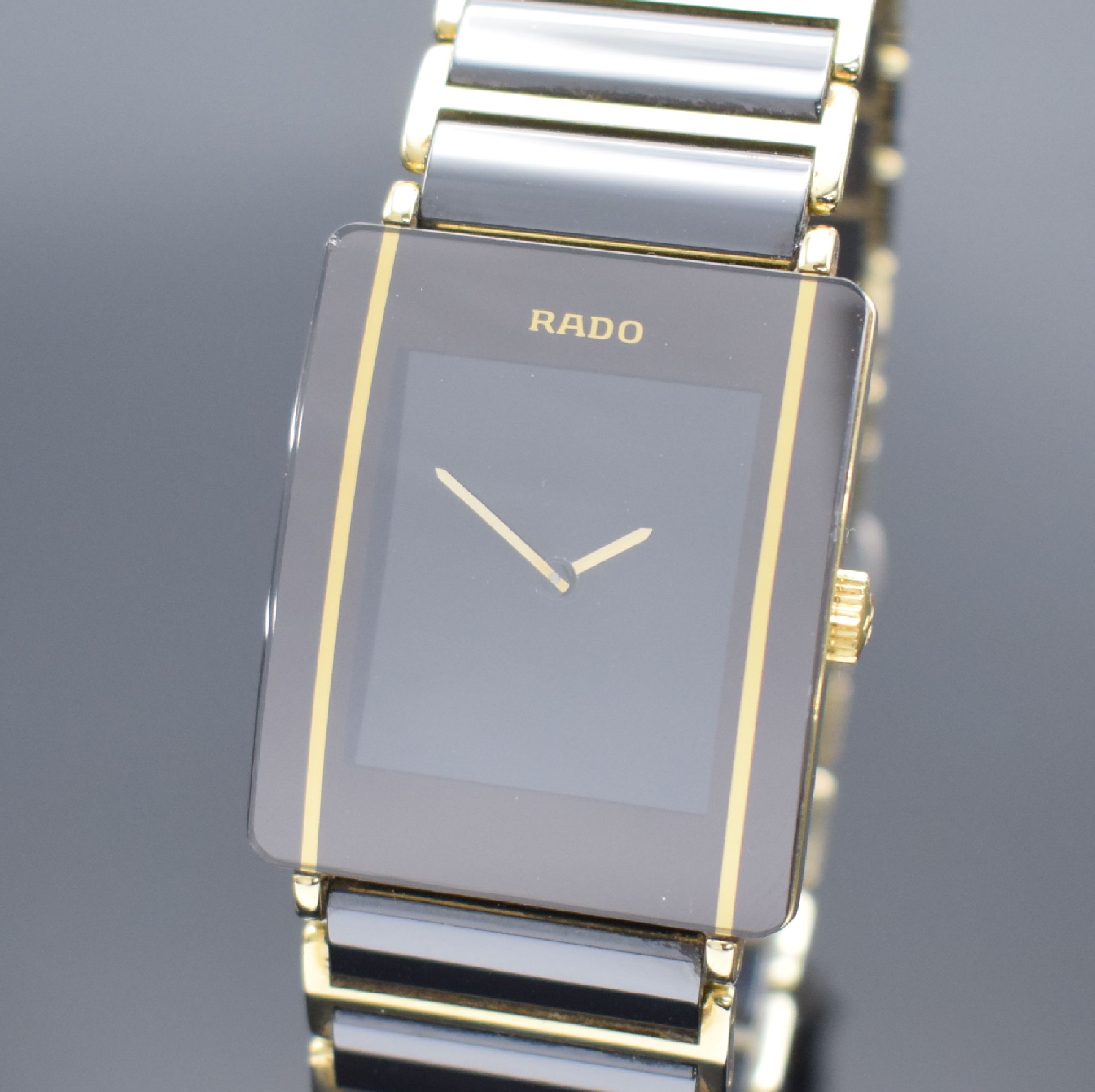 Detail a: RADO Diastar Armbanduhr mit digitaler Multifunktionsanzeige, Schweiz um 2005, quarz, Ref. 193.0456.3, verg. Geh., Stahlboden 4-fach verschr., orig. ...