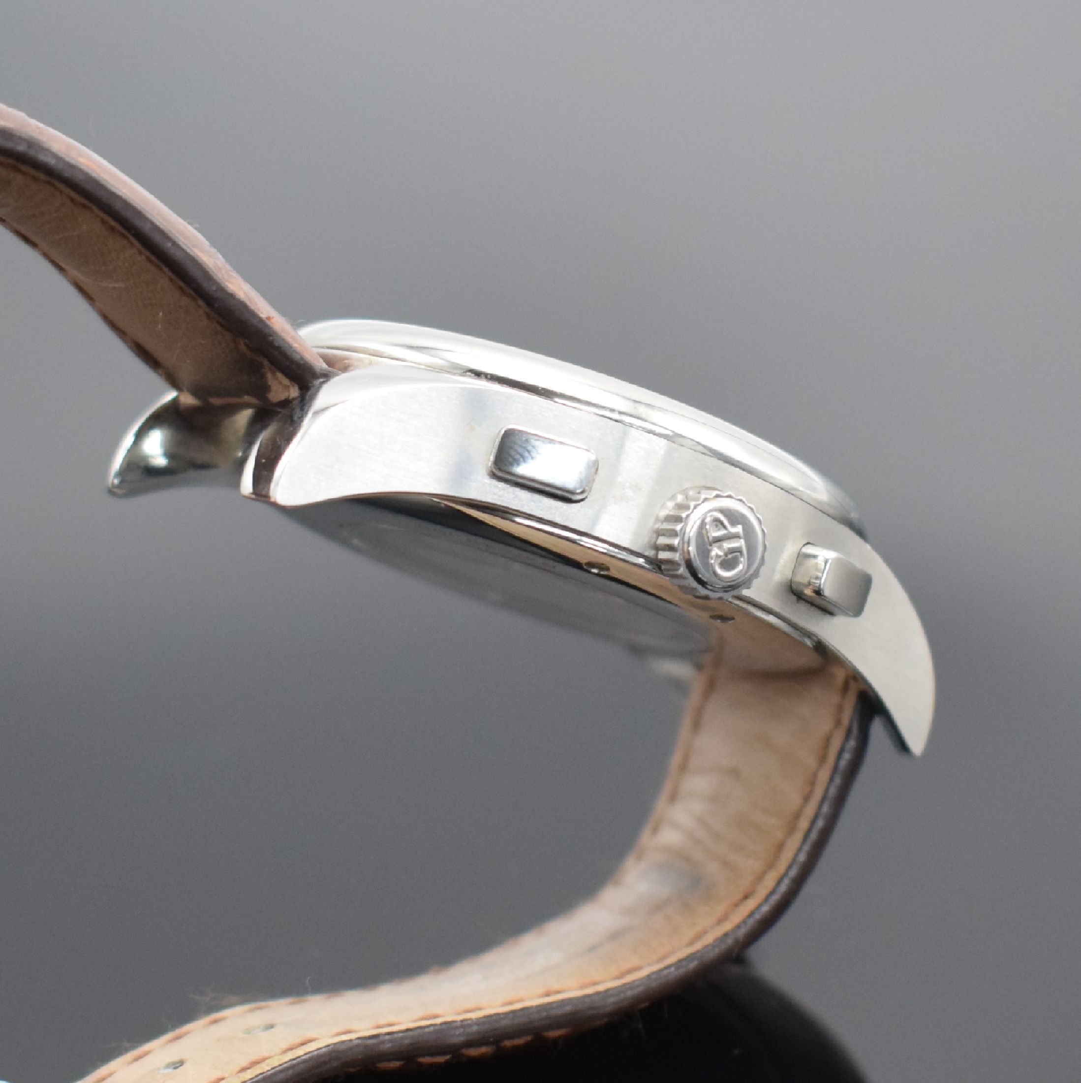 Detail c: GIRARD PERREGAUX seltene, auf 50 Stück limitierter Armbandchronograph WW.TC Switzerland Referenz 49800, Automatik, Edelstahlgeh. inkl. orig. ...