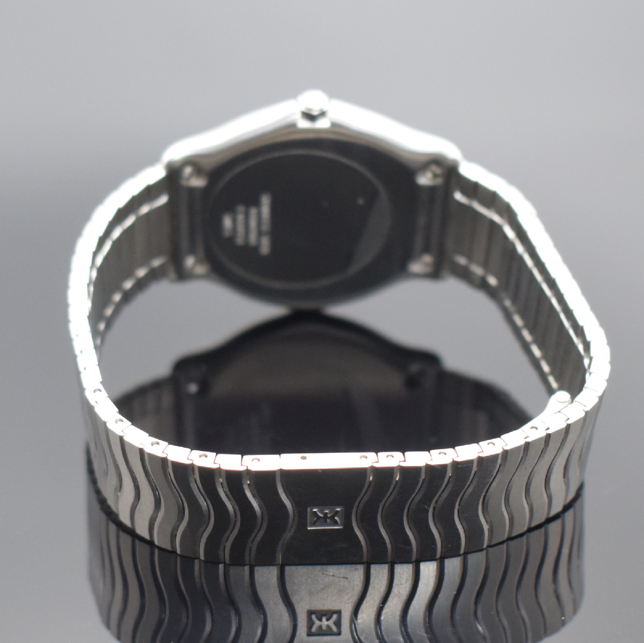Detail b: EBEL nahezu neuwertige Herrenarmbanduhr Sport Classic XL Referenz 9187151, Schweiz um 2000, quarz, Edelstahlgeh. inkl. Wellengliederband m. ...