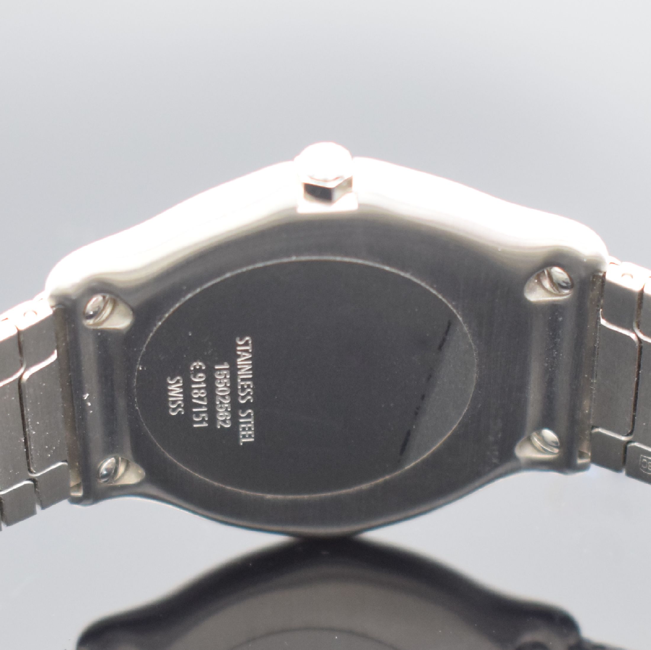 Detail d: EBEL nahezu neuwertige Herrenarmbanduhr Sport Classic XL Referenz 9187151, Schweiz um 2000, quarz, Edelstahlgeh. inkl. Wellengliederband m. ...