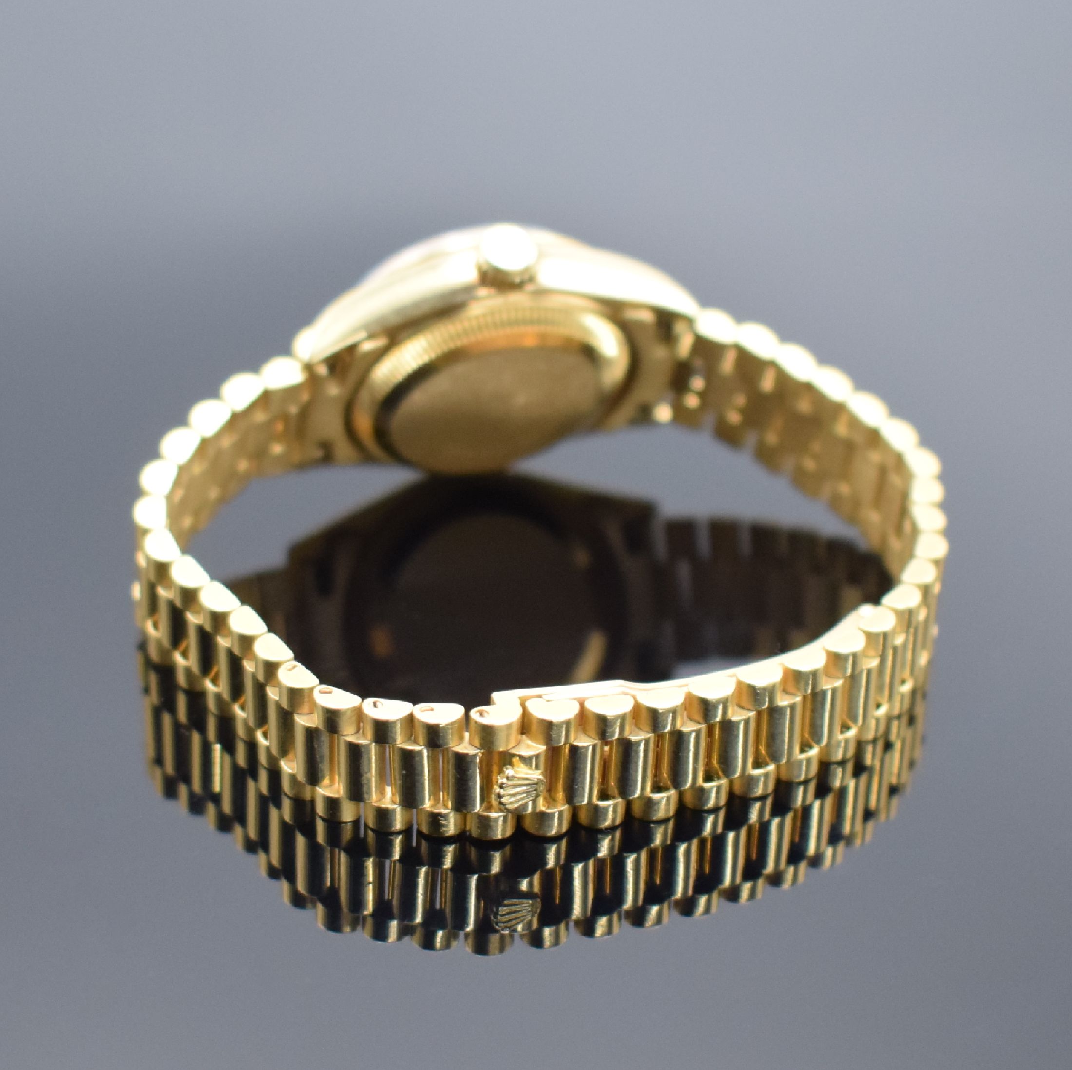 Detail b: ROLEX Damenarmbanduhr Oyster Perpetual Datejust Referenz 69178, Automatik, Schweiz um 1985, Chronometer der Superlative in GG 750/000 inkl. ...