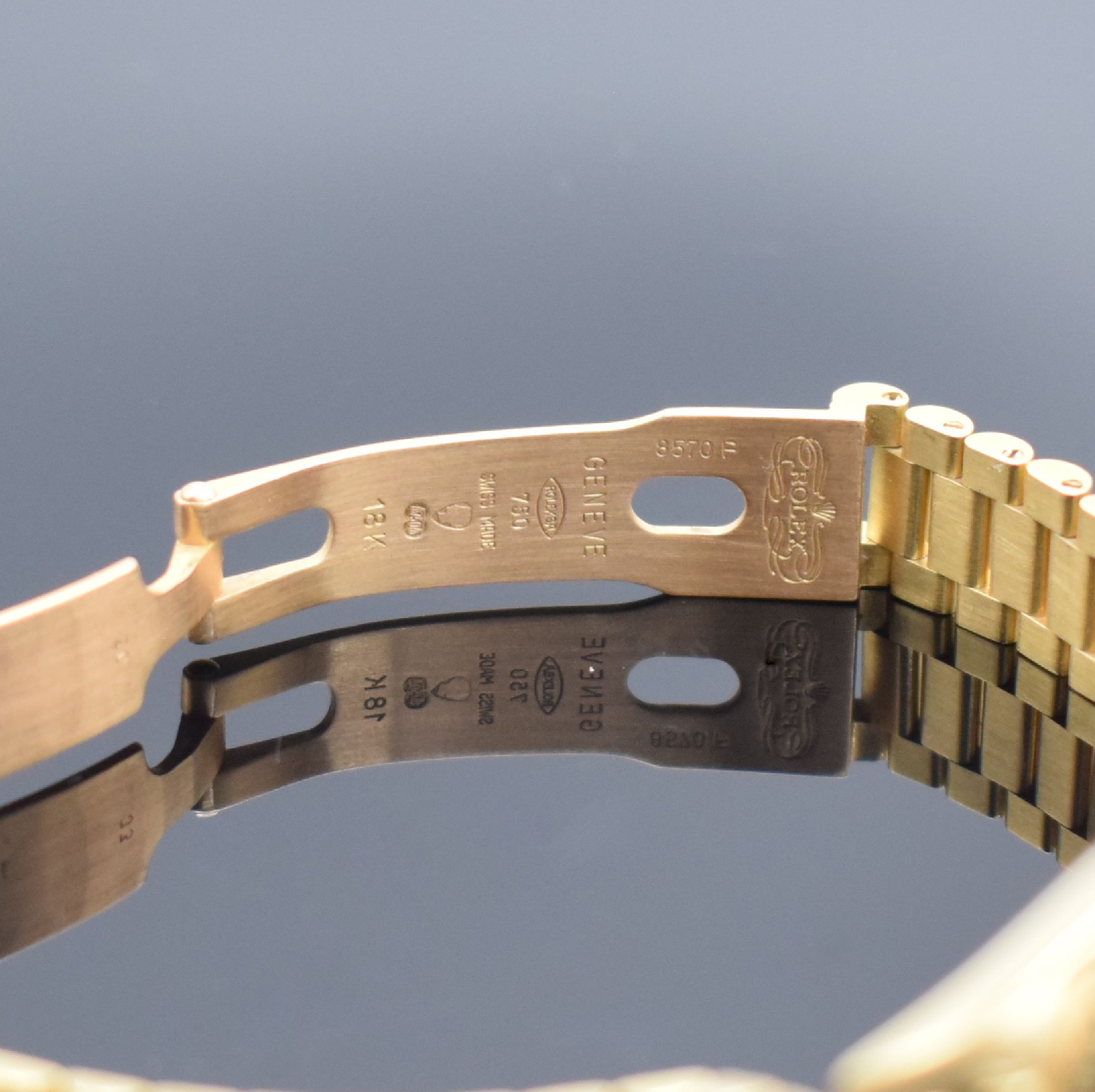 Detail c: ROLEX Damenarmbanduhr Oyster Perpetual Datejust Referenz 69178, Automatik, Schweiz um 1985, Chronometer der Superlative in GG 750/000 inkl. ...