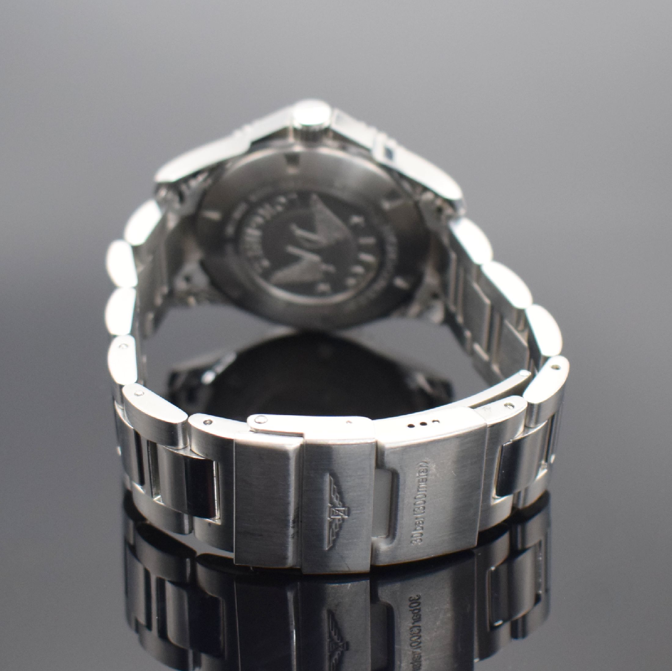 Detail b: LONGINES Hydro Conquest Herrenarmbanduhr Referenz L3.640.4, quarz, Edelstahlgeh. inkl. orig. Gliederband m. Faltschl. & Tauchverlängerung, zus. ...