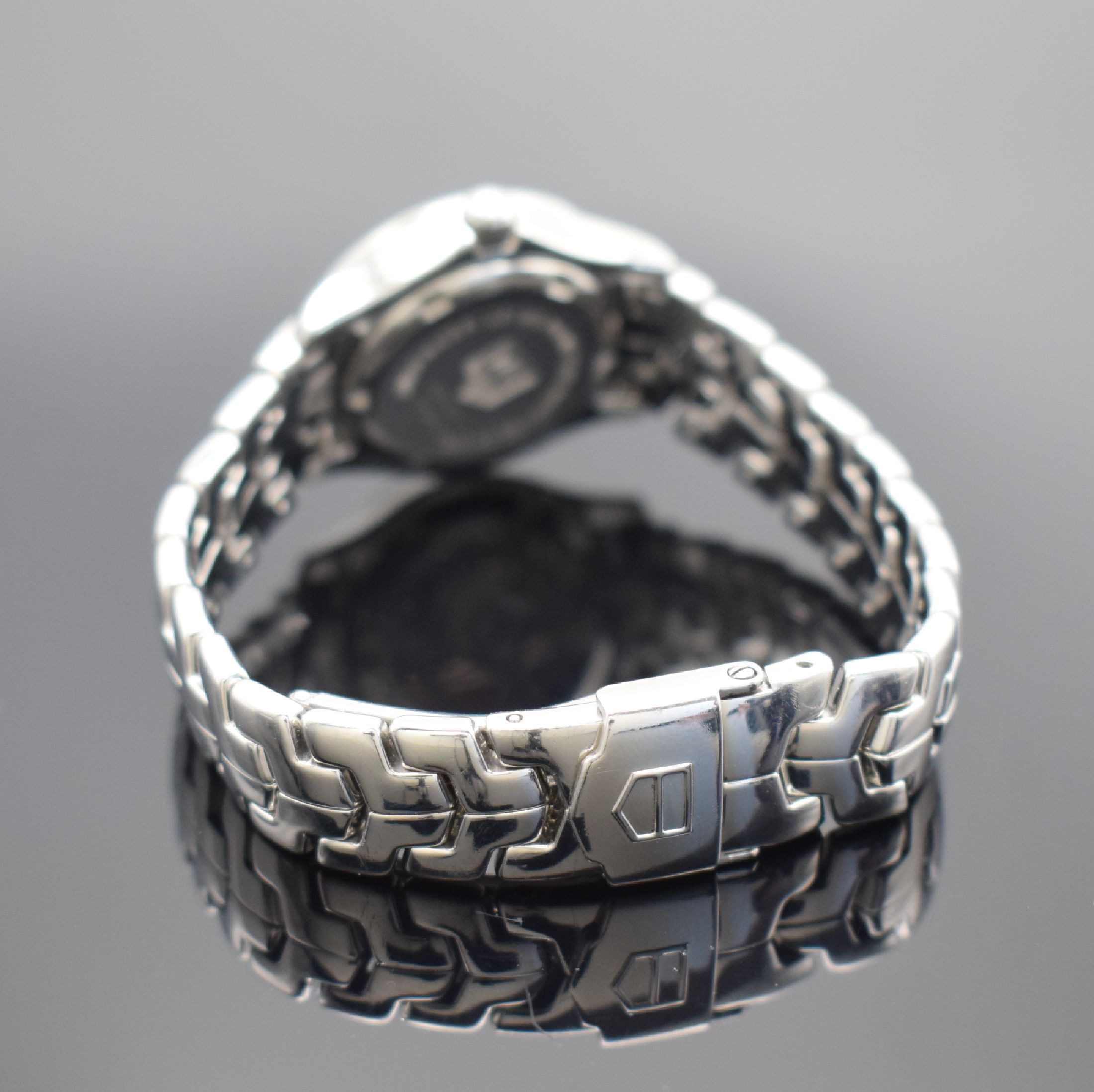 Detail b: TAG HEUER Damenarmbanduhr Link Referenz WJF1317, Edelstahlgeh. inkl. Gliederband m. Faltschl., Boden & Krone verschr., quarz, Perlmuttzifferblatt m. ...