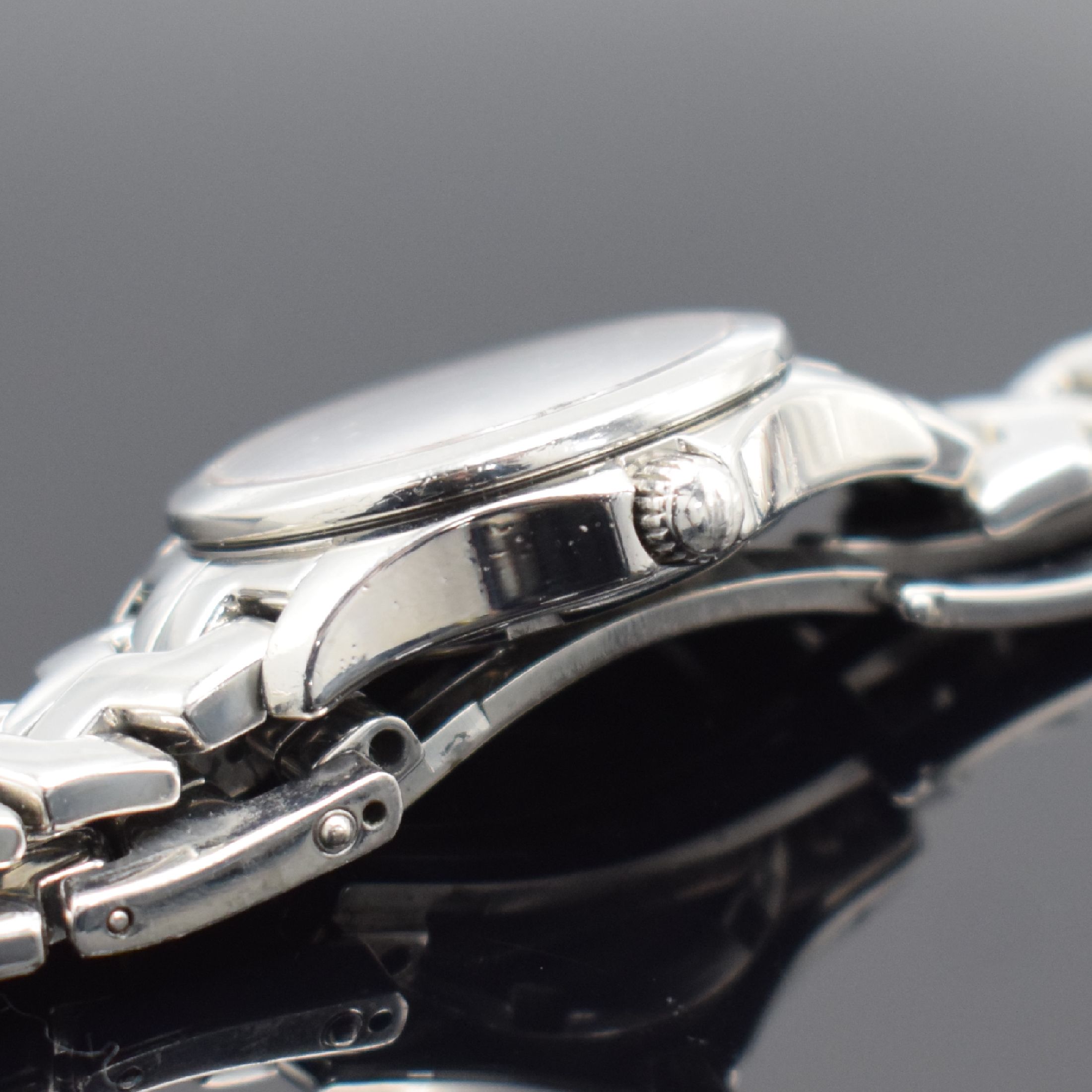 Detail c: TAG HEUER Damenarmbanduhr Link Referenz WJF1317, Edelstahlgeh. inkl. Gliederband m. Faltschl., Boden & Krone verschr., quarz, Perlmuttzifferblatt m. ...