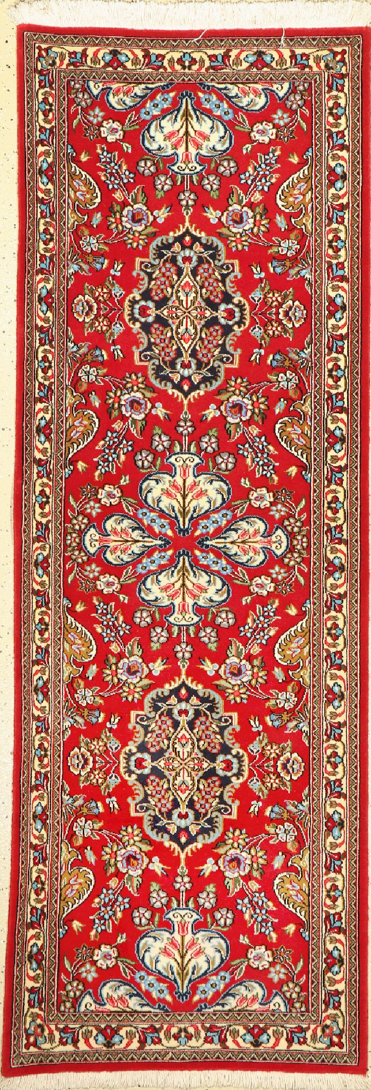 Ghom Kork, Persien, ca. 50 Jahre, Korkwolle, ca. 209 x 72 cm, EHZ: 2