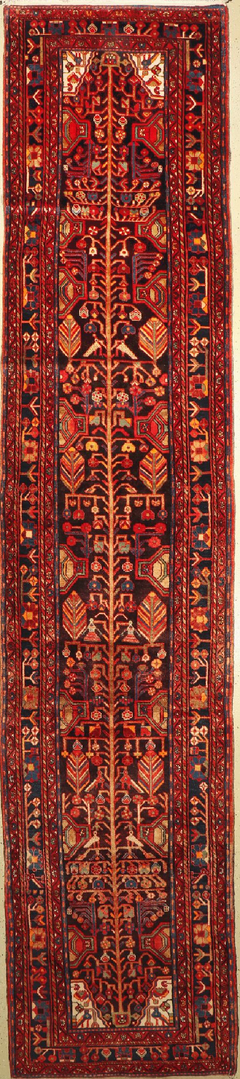 Nahawand, Persien, ca. 50 Jahre, Wolle auf Baumwolle, ca. 526 x 111 cm, EHZ: 2