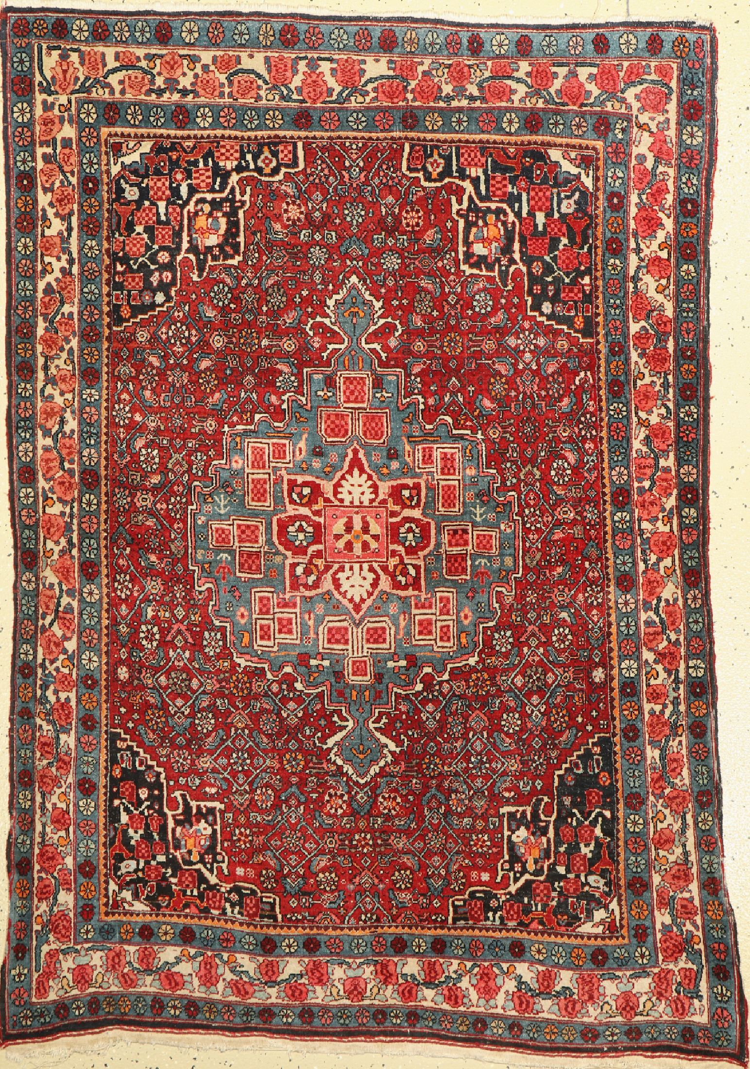 Bidjar alt, Persien, um 1940, Wolle auf Baumwolle, ca. 163 x 115 cm, EHZ: 3