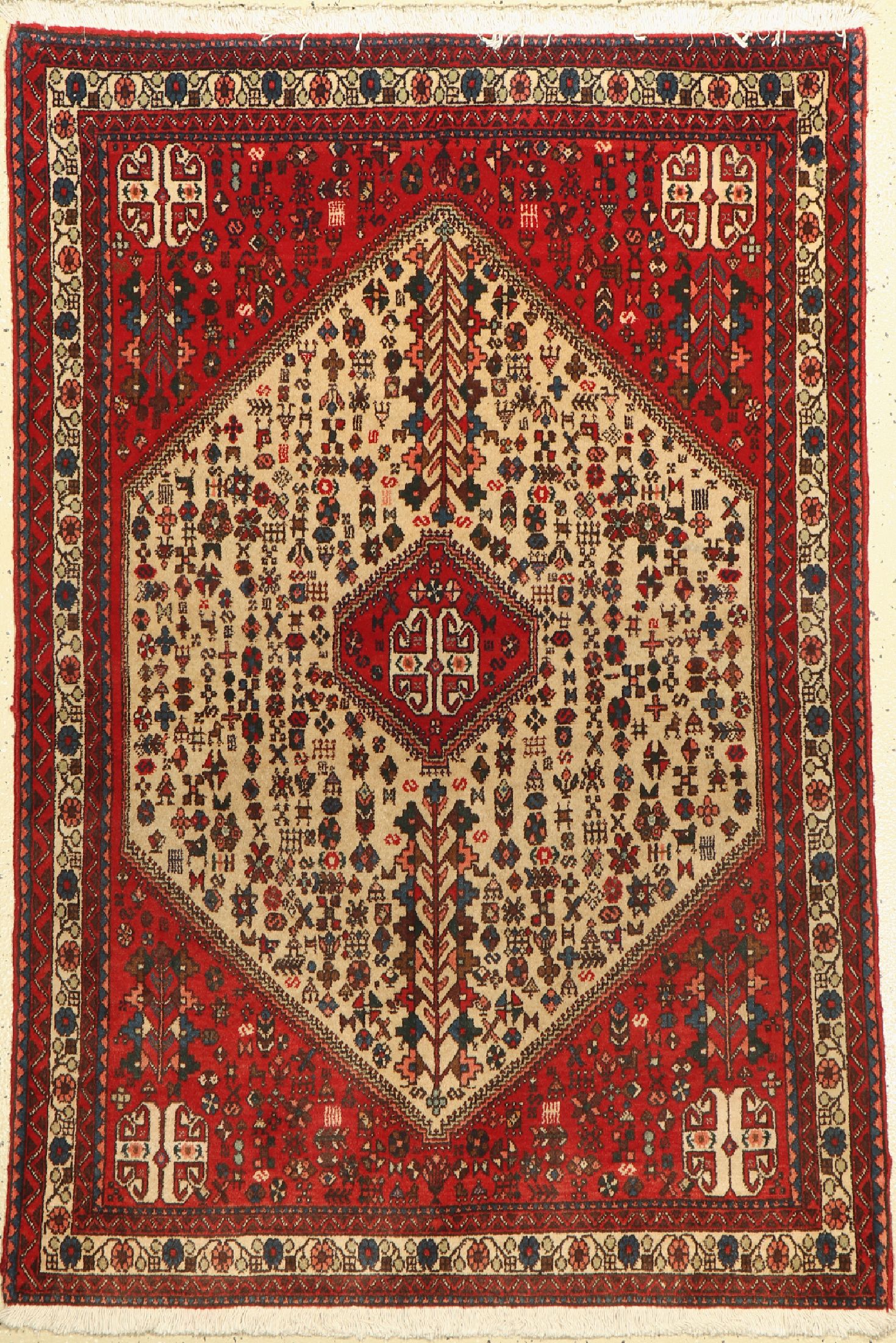 Abadeh, Persien, ca. 50 Jahre, Wolle auf Baumwolle, ca. 154 x 103 cm, EHZ: 2
