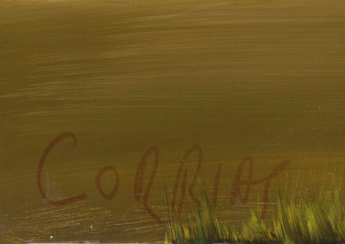 Detail a: Mauro Emilio Corrias, 1941-2010, Am Strand, Öl/Lwd, links unten signiert, ca. 70x50cm