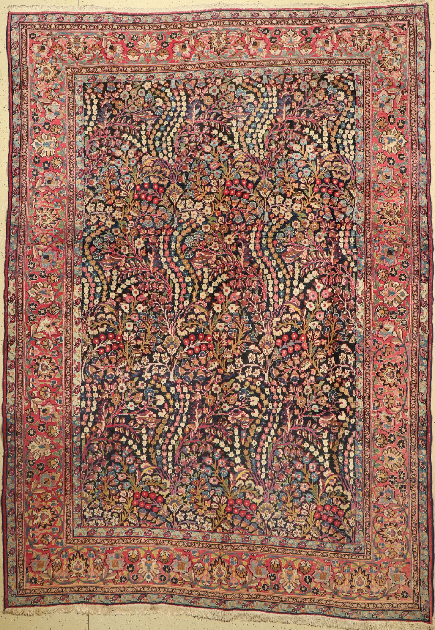 Mesched alt, Persien, um 1940, Wolle auf Baumwolle, ca. 368 x 252 cm, EHZ: 3