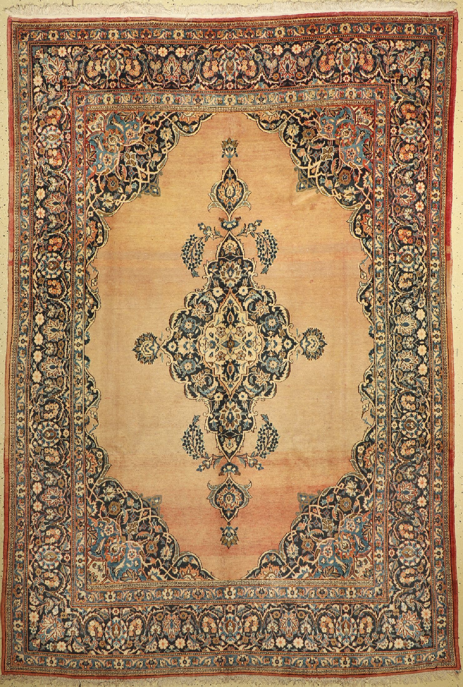 Keschan(Ardakan), Persien, ca. 60 Jahre, Wolle auf Baumwolle, ca. 315 x 215 cm, EHZ: 3