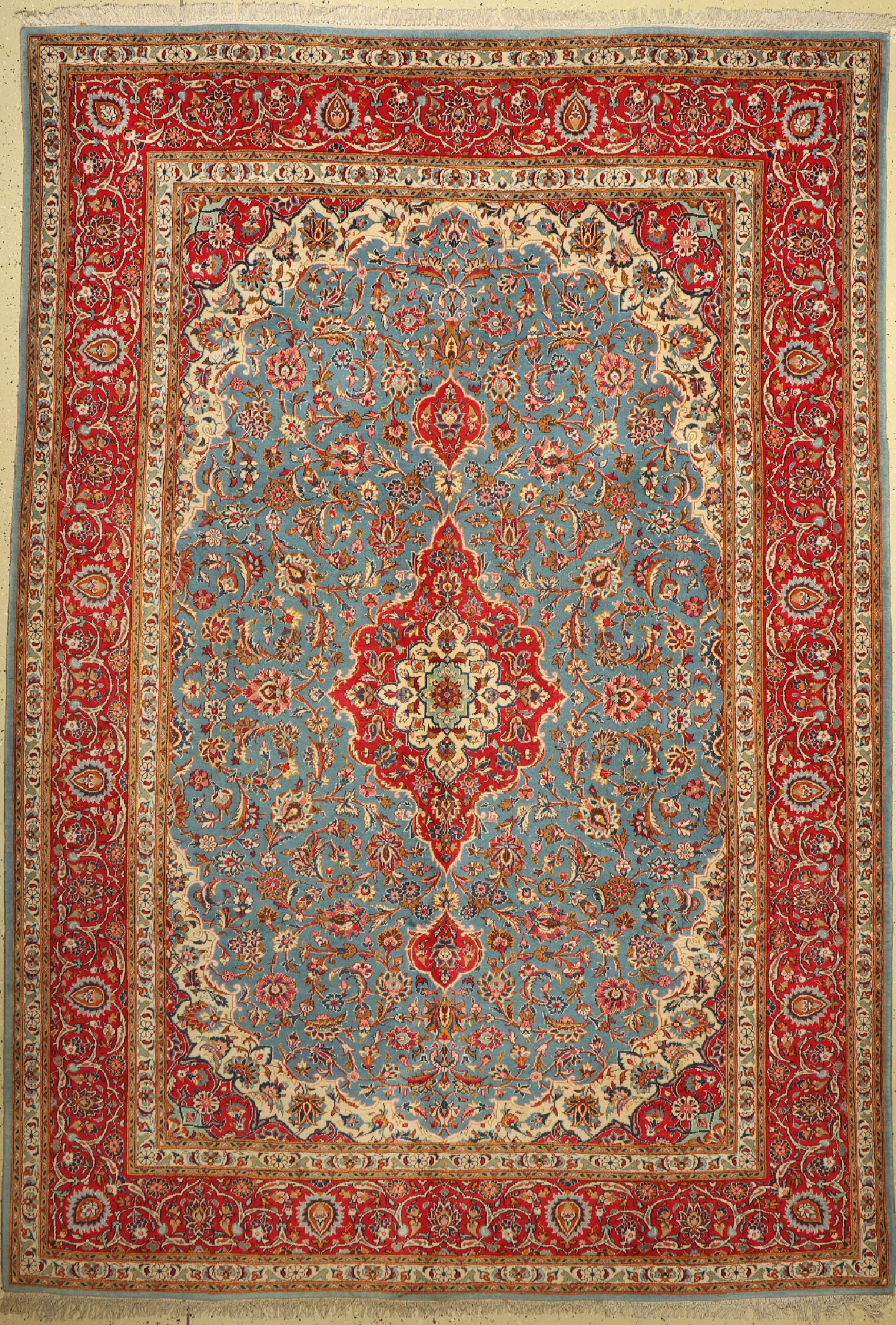 Keschan, Persien, um 1950, Wolle auf Baumwolle, ca. 337 x 236 cm, EHZ: 2