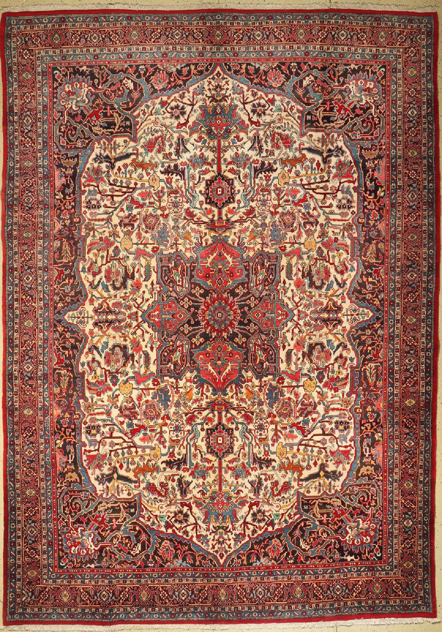 Bidjar alt, Persien, um 1950, Wolle auf Baumwolle, ca. 388 x 273 cm, EHZ: 2