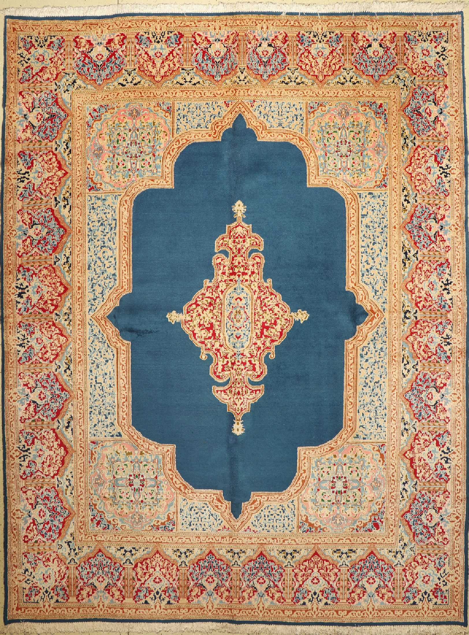 Kerman, Persien, ca. 50 Jahre, Wolle auf Baumwolle, ca. 377 x 283 cm, EHZ: 2