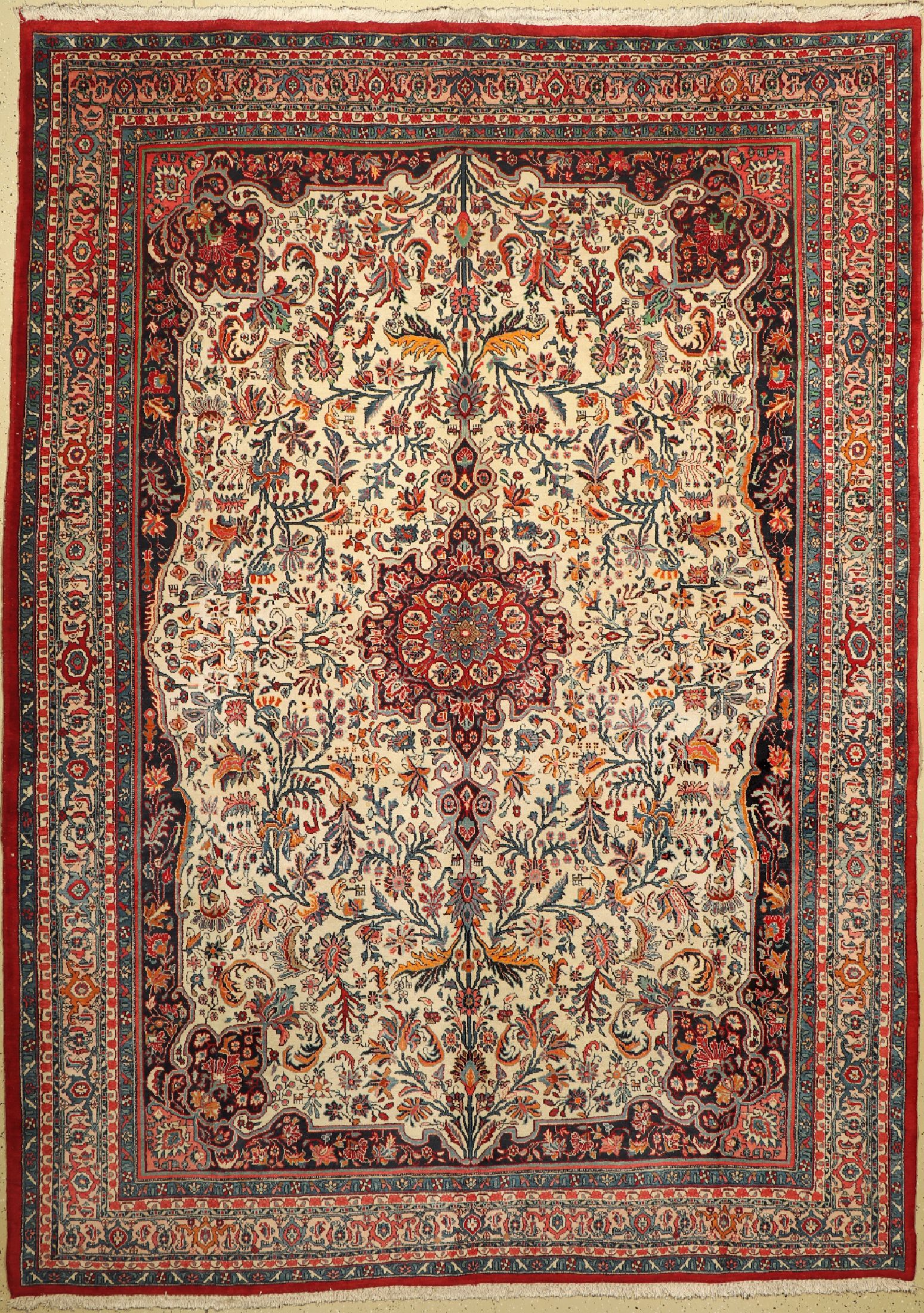 Bidjar fein alt, Persien, um 1960, Korkwolle, ca. 366 x 264 cm, EHZ: 2