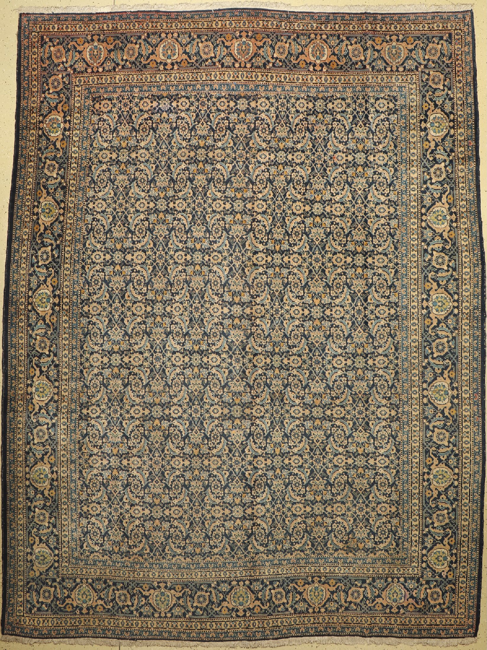 Täbriz alt, Persien, um 1930, Wolle auf Baumwolle, ca. 396 x 290 cm, EHZ: 3
