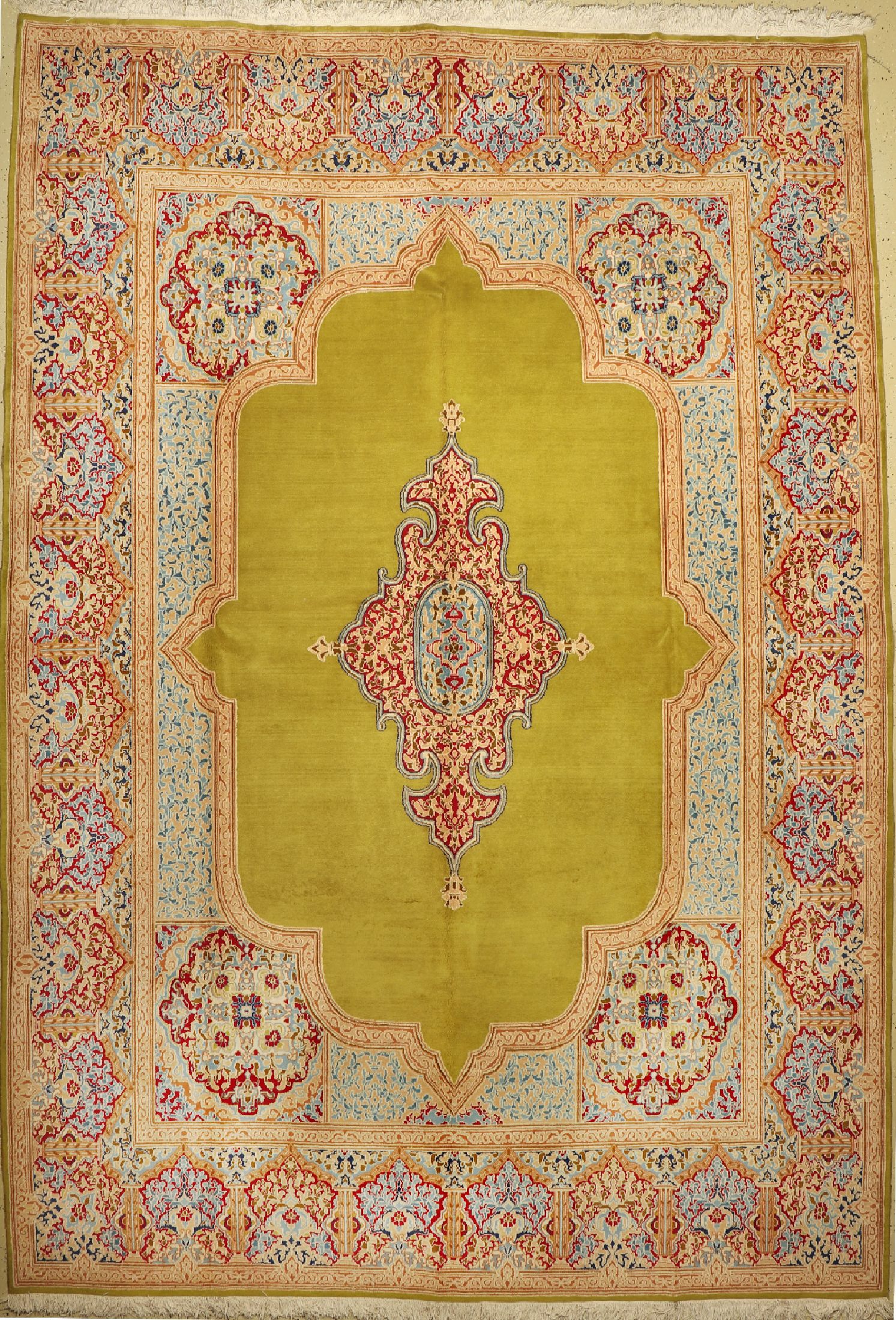 Kerman, Persien, ca. 50 Jahre, Wolle auf Baumwolle, ca. 400 x 276 cm, EHZ: 2