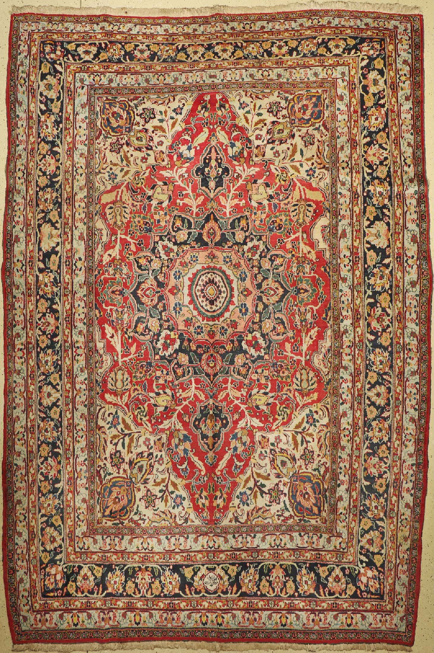 Khorasan alt, Persien, um 1940, Wolle auf Baumwolle, ca. 395 x 270 cm, EHZ: 2-3