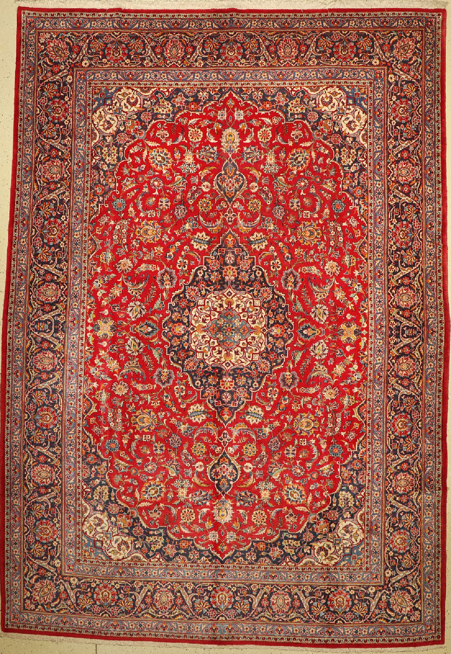 Keschan Kork, Persien, um 1950, Korkwolle, ca. 397 x 275 cm, EHZ: 2
