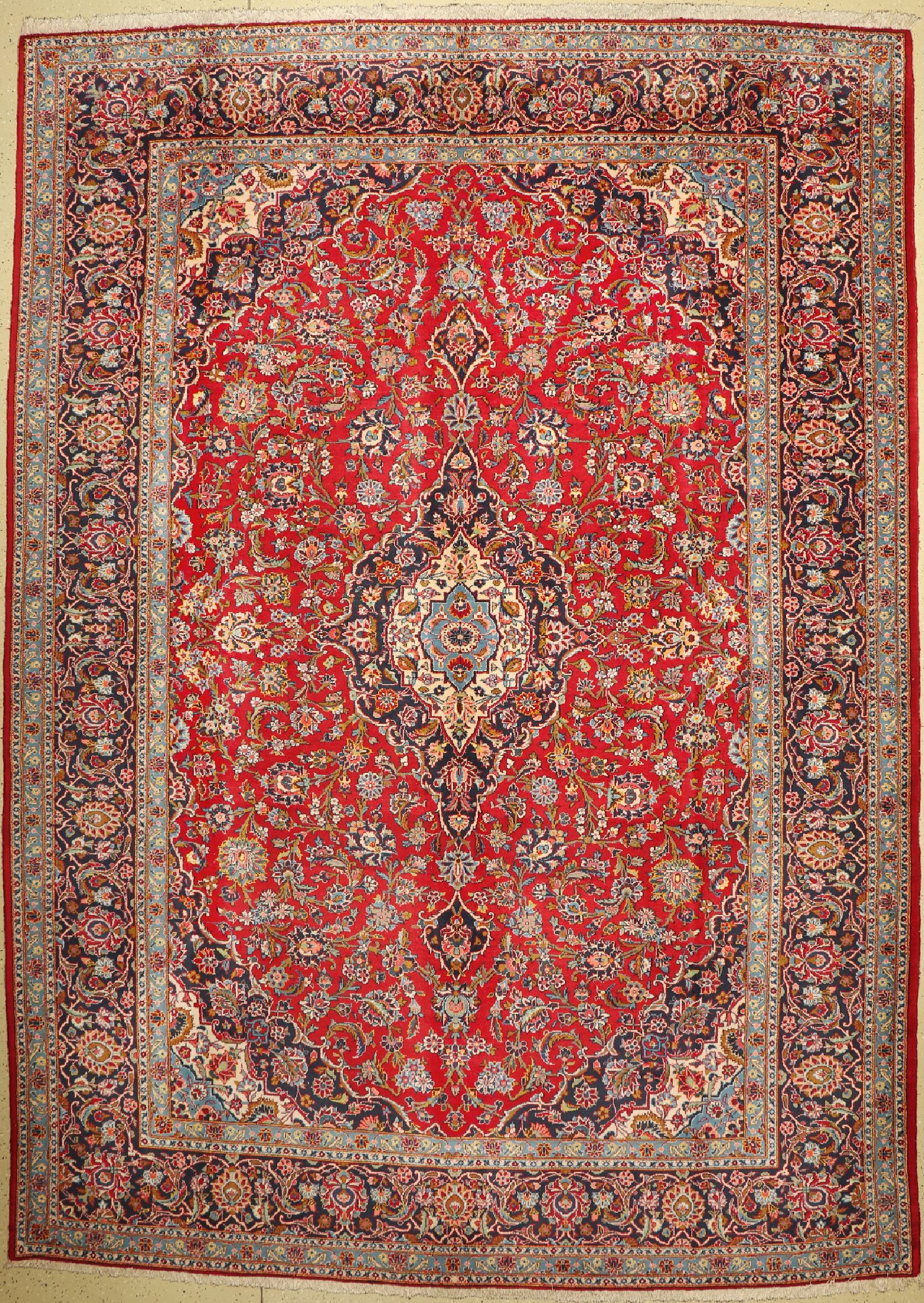 Keschan, Persien, um 1960, Wolle auf Baumwolle, ca. 400 x 298 cm, EHZ: 2