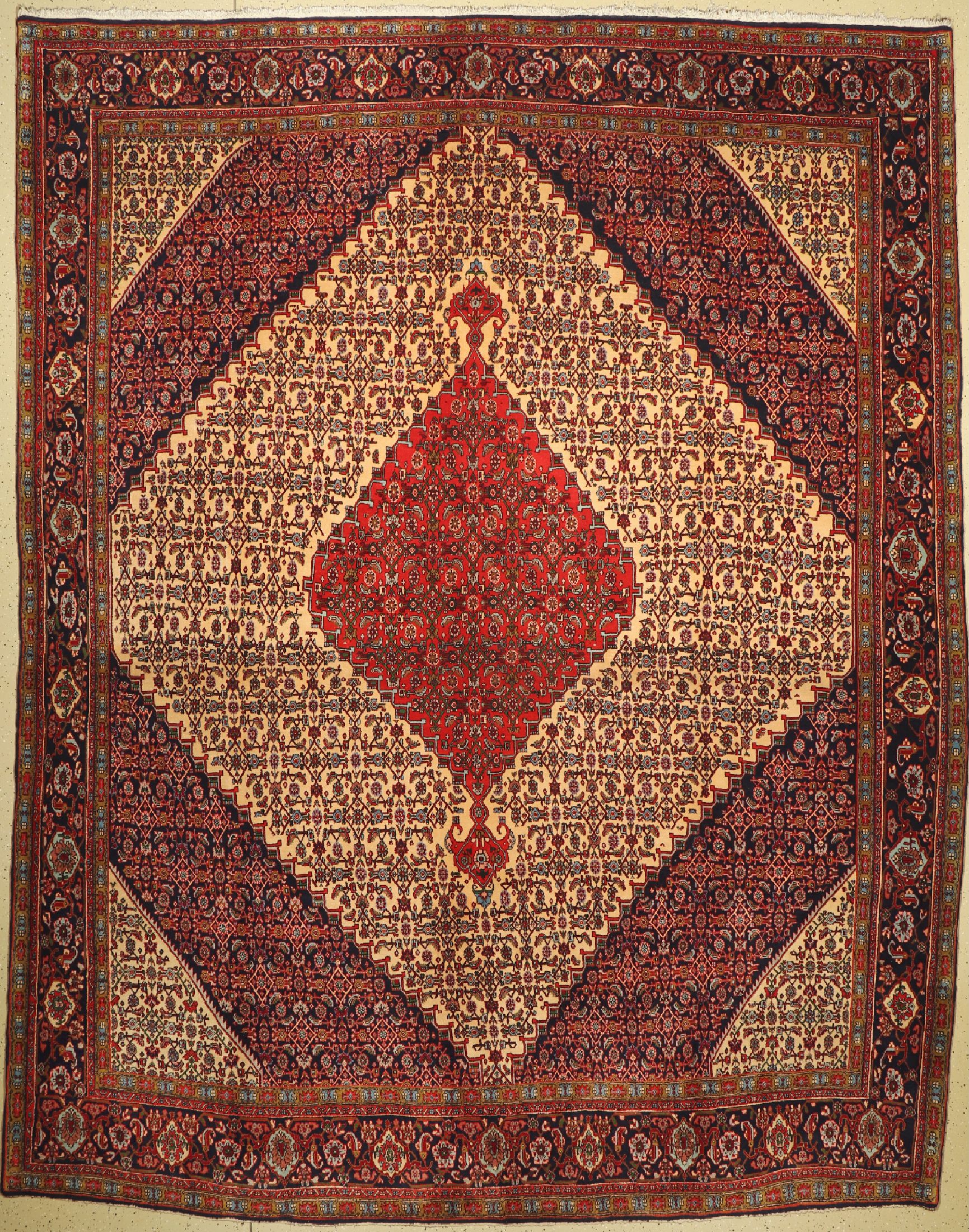 Bidjar alt, Persien, um 1950, Wolle auf Baumwolle, ca. 390 x 307 cm, EHZ: 2