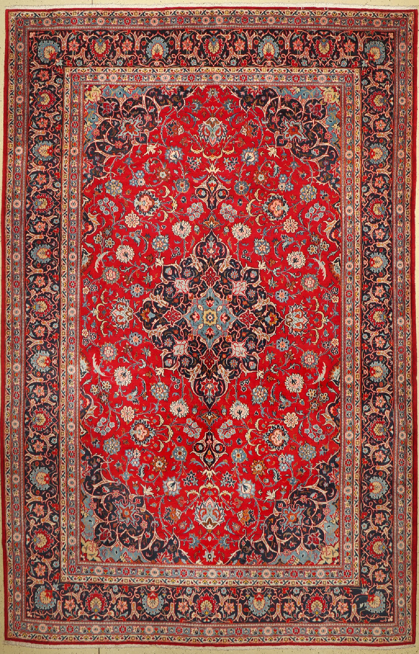 Keschan, Persien, ca. 50 Jahre, Wolle auf Baumwolle, ca. 415 x 265 cm, EHZ: 2