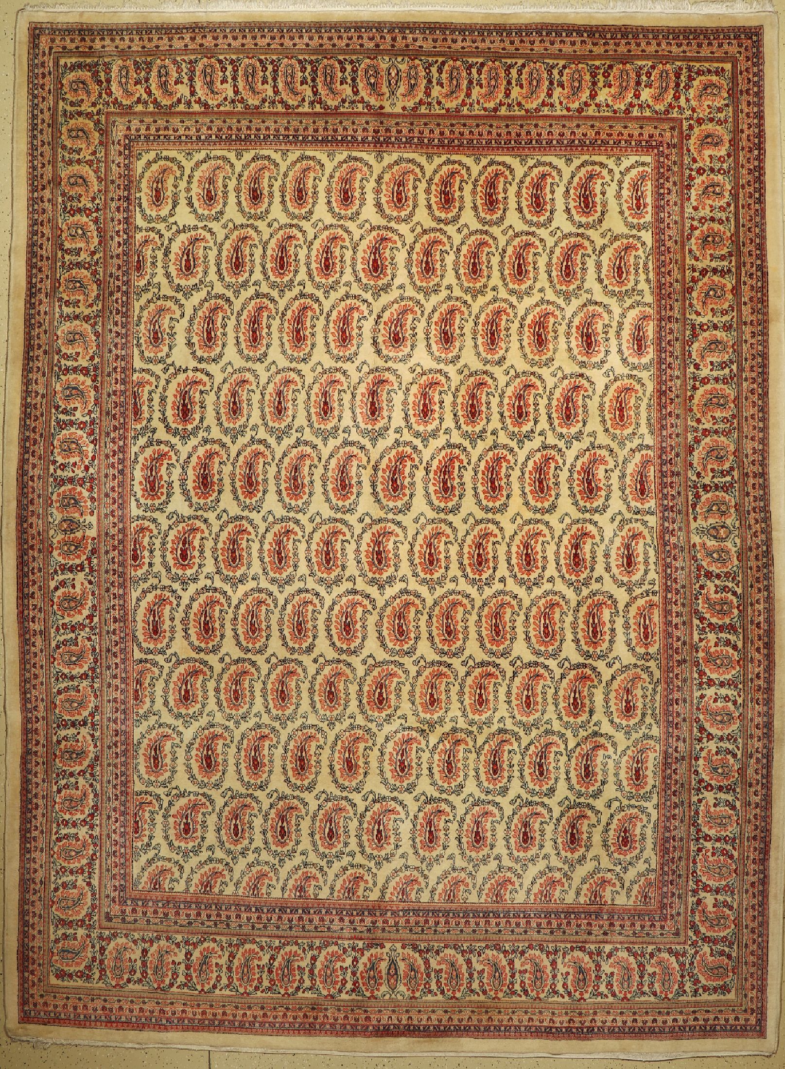Sarogh fein, Persien, um 1950, Korkwolle, ca. 410 x 305 cm, EHZ: 2