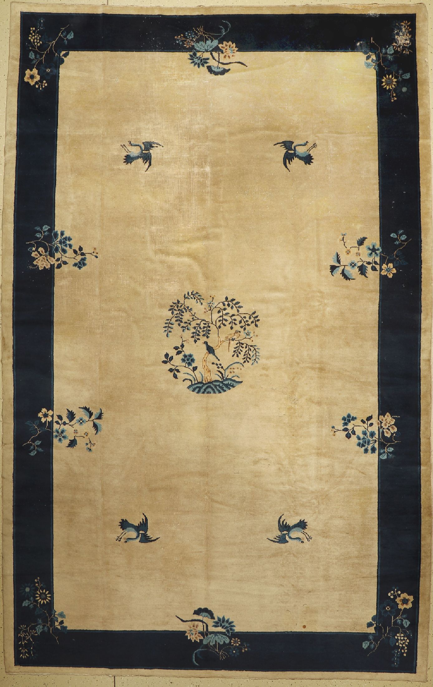 Antiker Peking, China, um 1900, Wolle auf Baumwolle, ca. 440 x 280 cm, EHZ: 5
