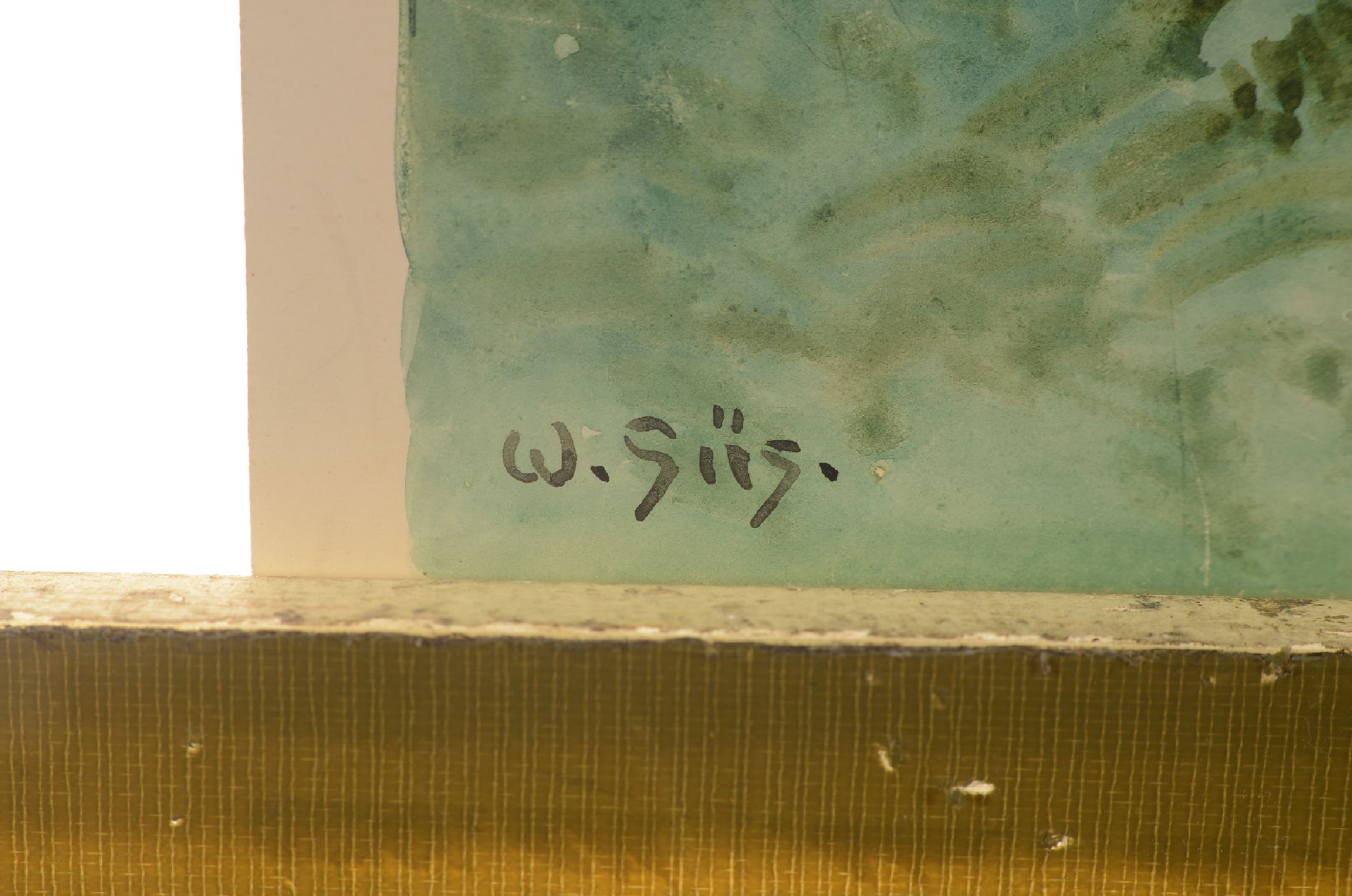 Detail a: Wilhelm Süs, 1861 Kronberg - 1933 München, Aquarell, Wasserfälle unter steinerner Brücke, links unten signiert, auf Papier, ungerahmt, ca. 48x32 ...