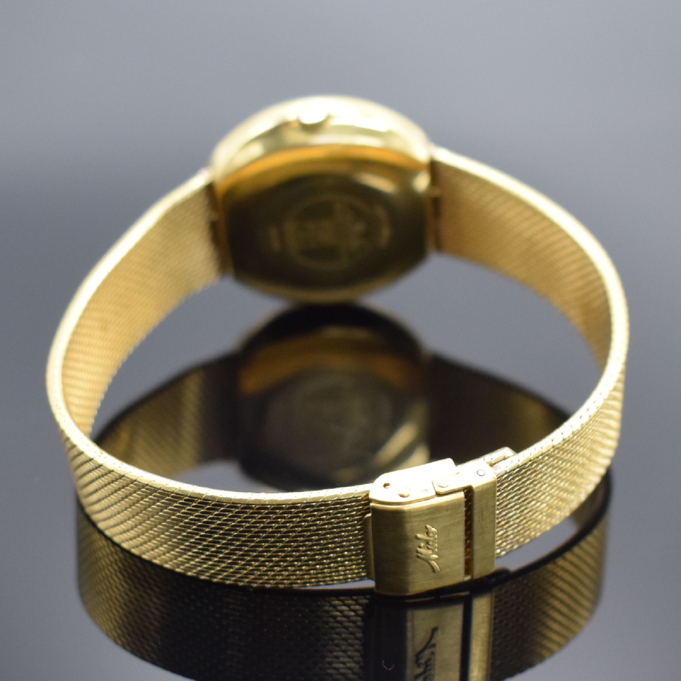 Detail b: MIDO Chronometer Ocean Star vergoldete Herrenarmbanduhr, Schweiz verk. lt. beil. Garantie 07/1993, Automatik, Monocoque-Geh. mit integr. ...