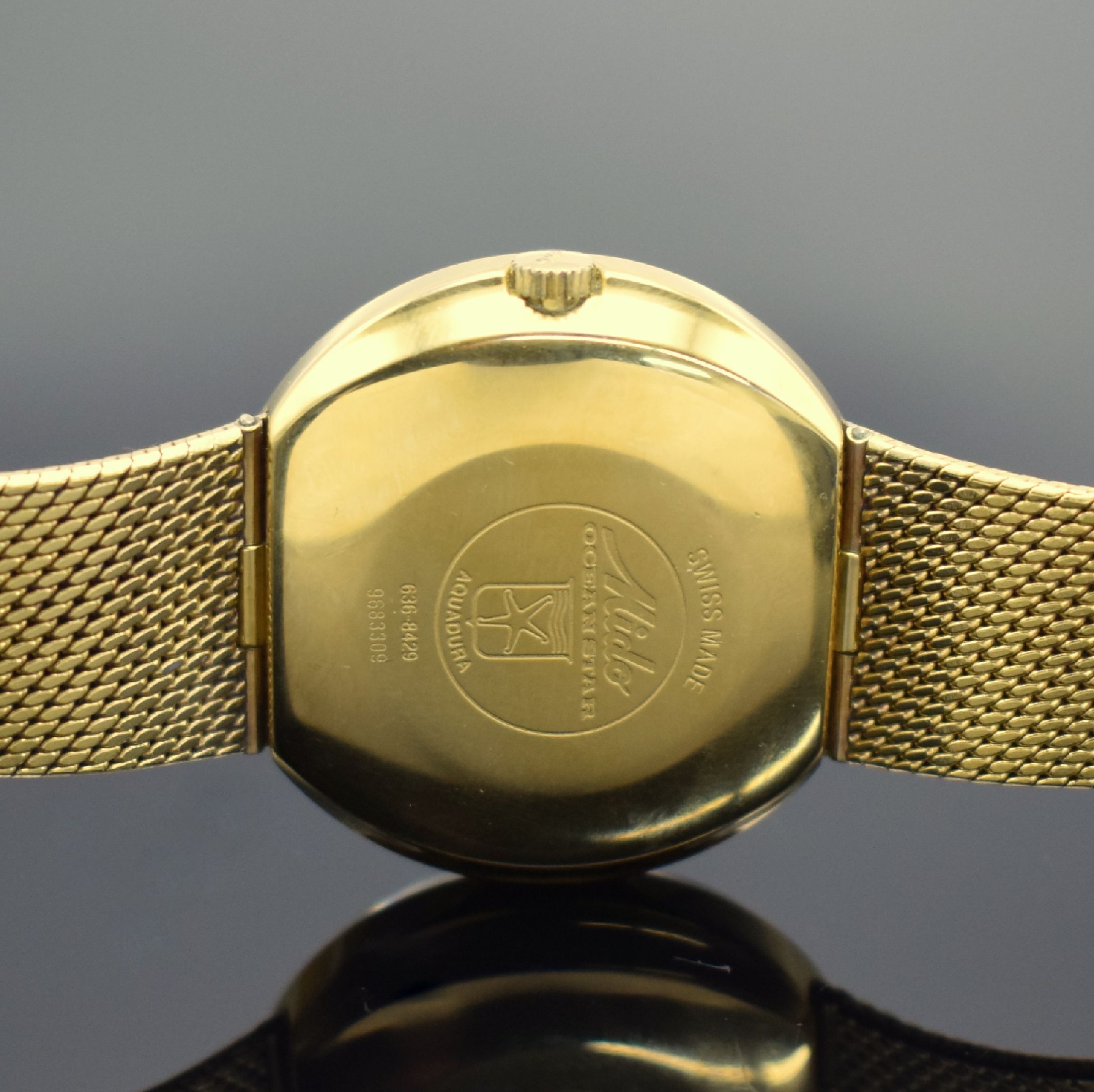 Detail d: MIDO Chronometer Ocean Star vergoldete Herrenarmbanduhr, Schweiz verk. lt. beil. Garantie 07/1993, Automatik, Monocoque-Geh. mit integr. ...