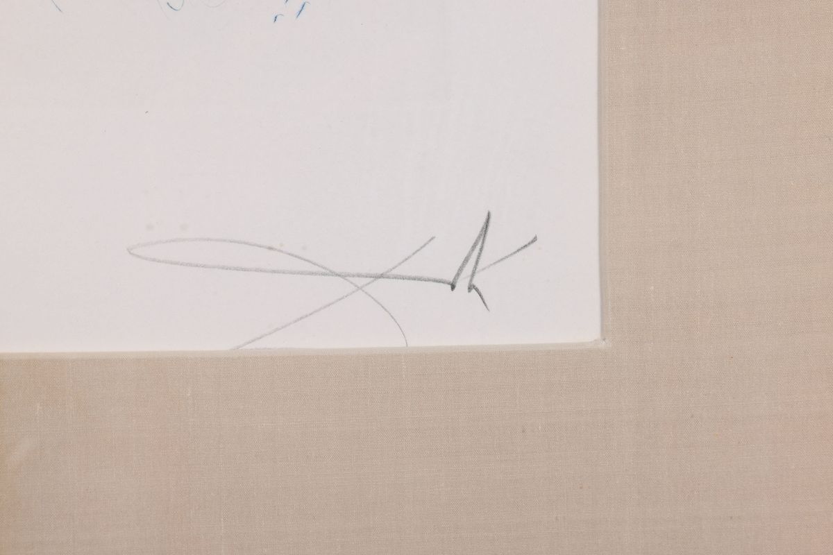 Detail a: Salvador Dali, 1904-1889, Vaisseau fantome, Kaltnadelradierung von 1969, auf Rives-Bütten, handsigniert und num. 160/200, ca. 40x26.5cm, PP, u.Gl., ...