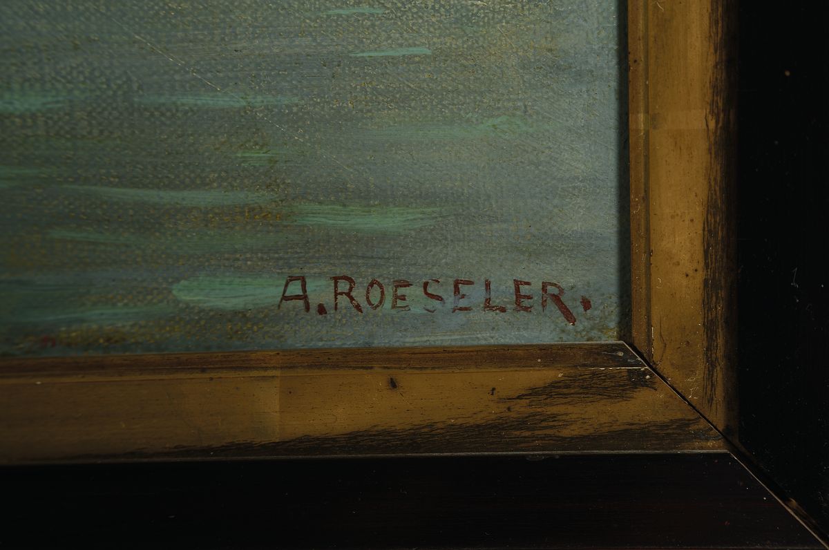 Detail a: August Roeseler, 1866 Hamburg-1934 München, Studium an der Akademie München bei Wilhelm Lindenschmitt, um 1900 gefragter Illustrator und ...
