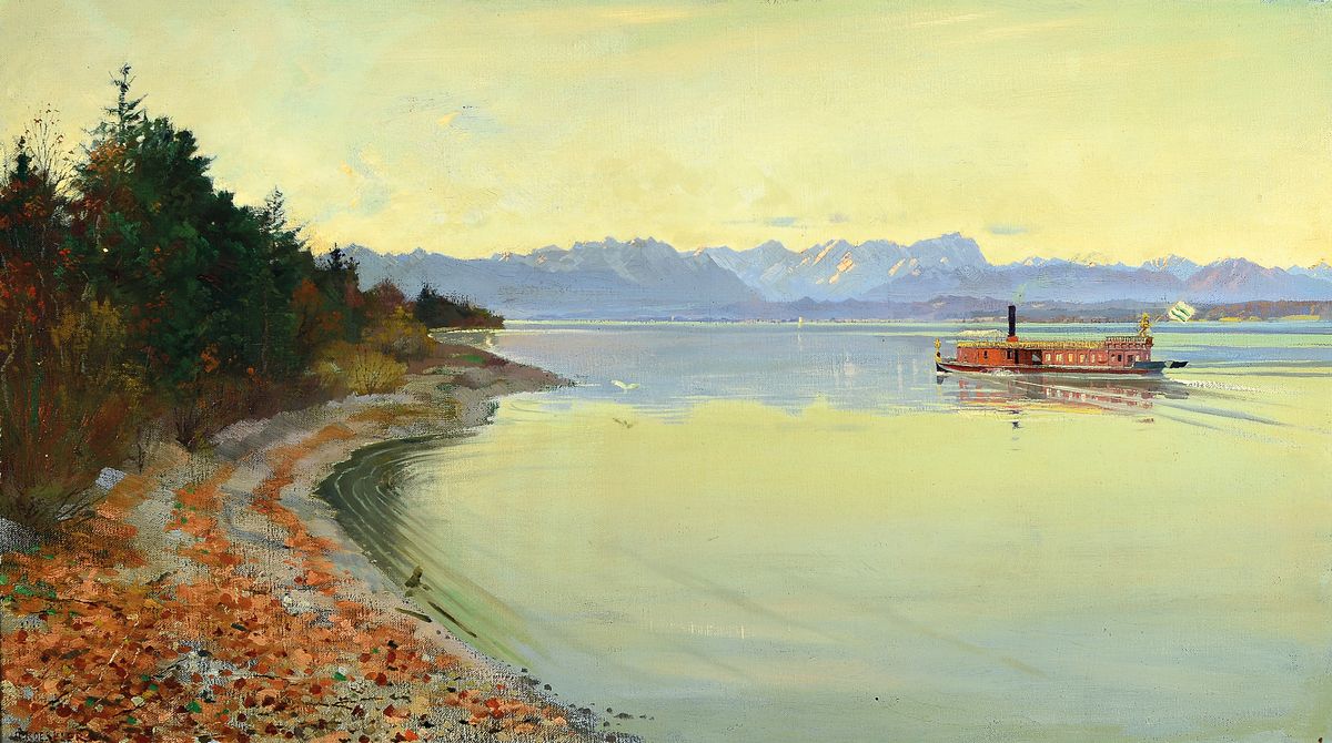 August Roeseler, 1866 Hamburg-1934 München, Studium an der Akademie München bei Wilhelm Lindenschmitt, um 1900 gefragter Illustrator und ...