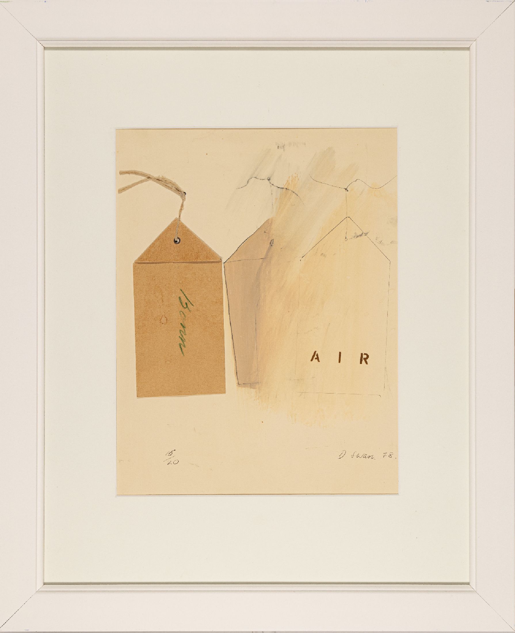 Douglas Swan, 1930 New Britain/Connecticut USA-2000 Bonn, Kunst- und Designstudium in London, ab den 1970er Jahren in Bonn tätig, mehrfach ...