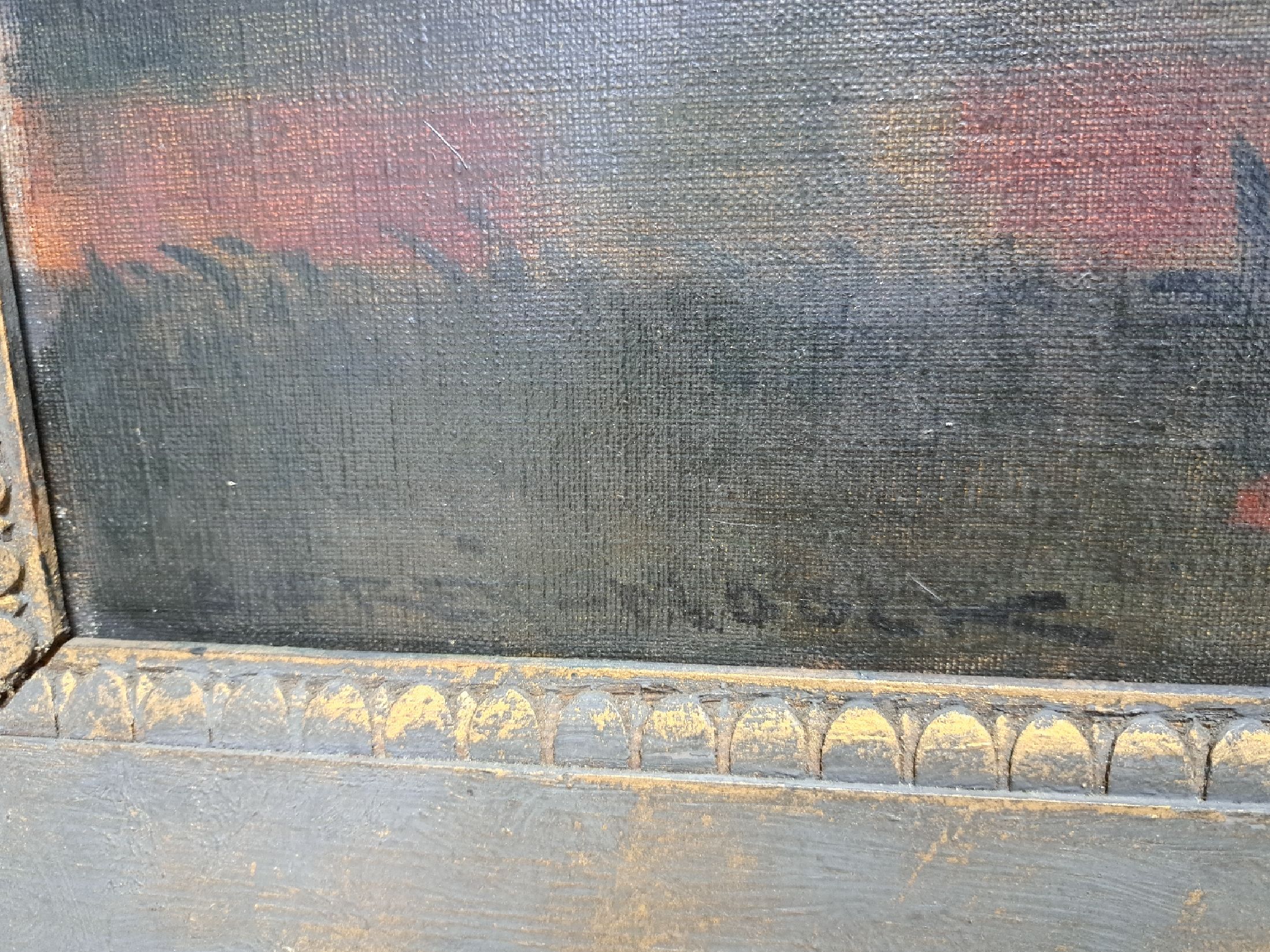 Detail c: Adolf Frey-Moock, 1881 Jona/St. Gallen-1954 Steinebrunn/ Kanton Thurgau, Studium an der Akademie München bei Karl Raupp, Wilhelm von Diez und Peter ...