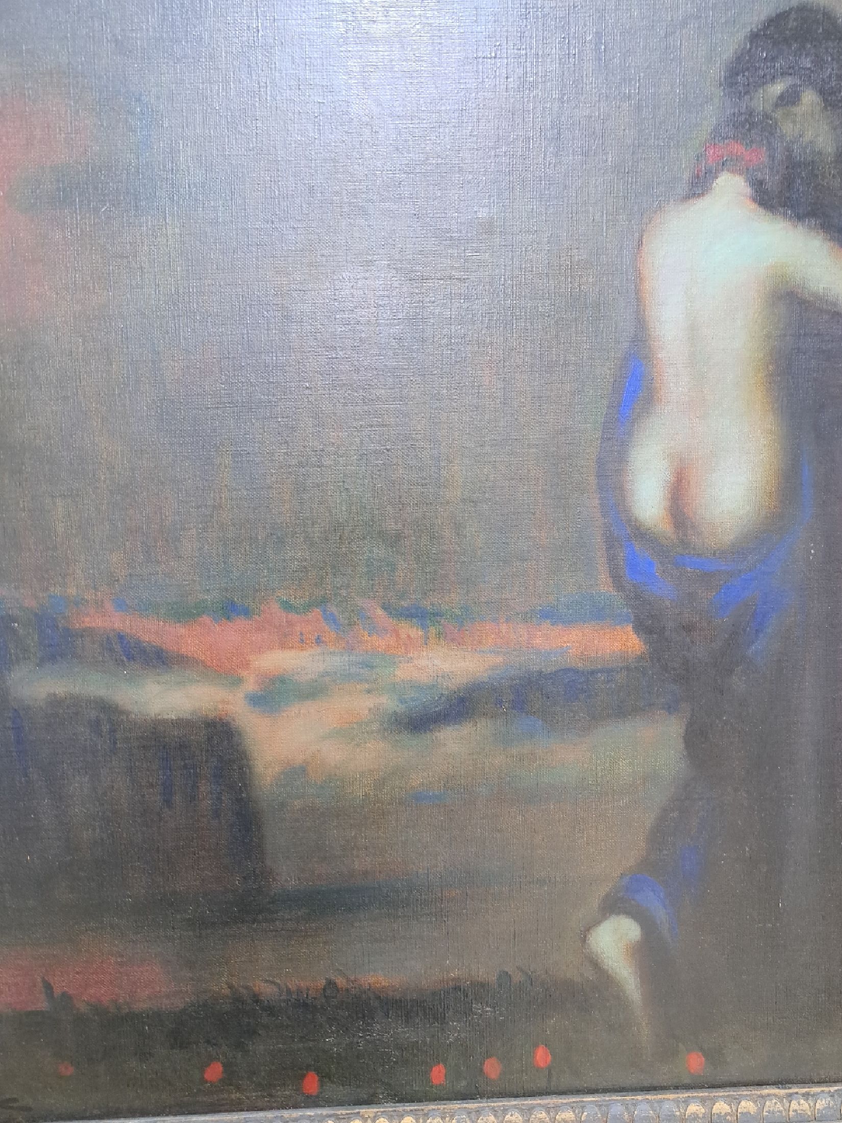Detail f: Adolf Frey-Moock, 1881 Jona/St. Gallen-1954 Steinebrunn/ Kanton Thurgau, Studium an der Akademie München bei Karl Raupp, Wilhelm von Diez und Peter ...